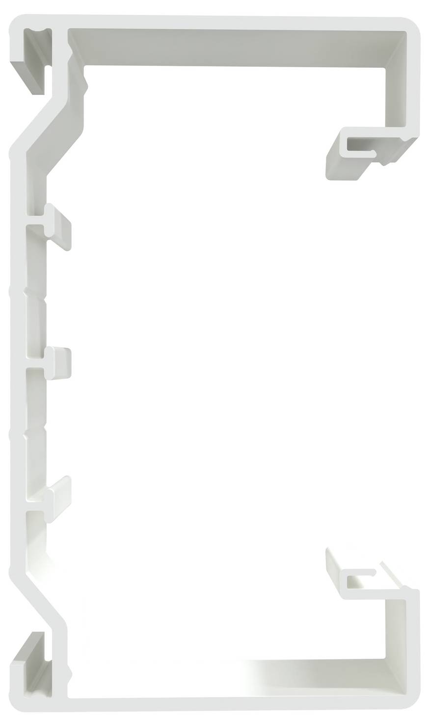 Schneider Electric 5526010 Kabelkanal Unterteil (L x B) 2500mm x 123mm 1 St. Weiß