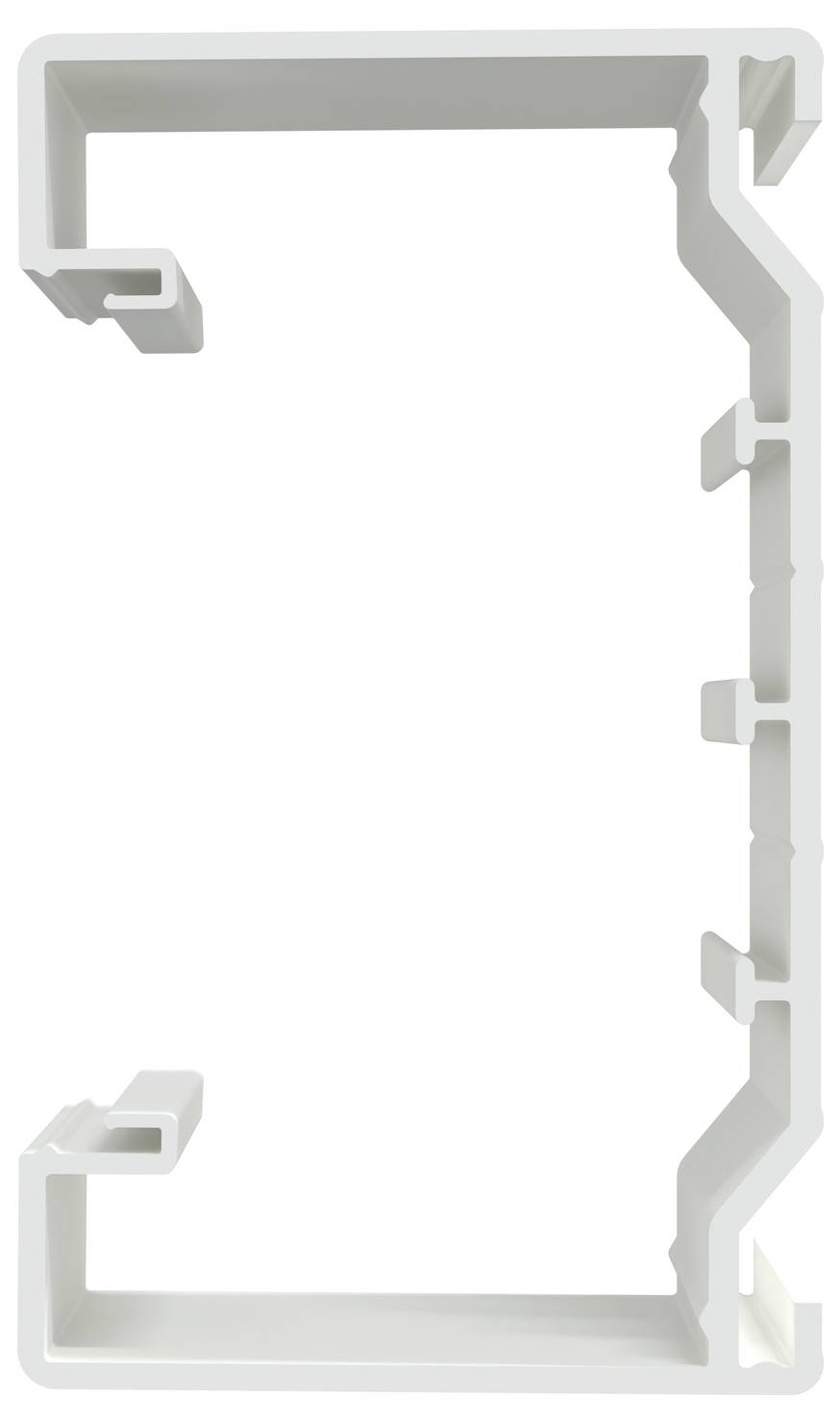 Schneider Electric 5526010 Kabelkanal Unterteil (L x B) 2500mm x 123mm 1 St. Weiß