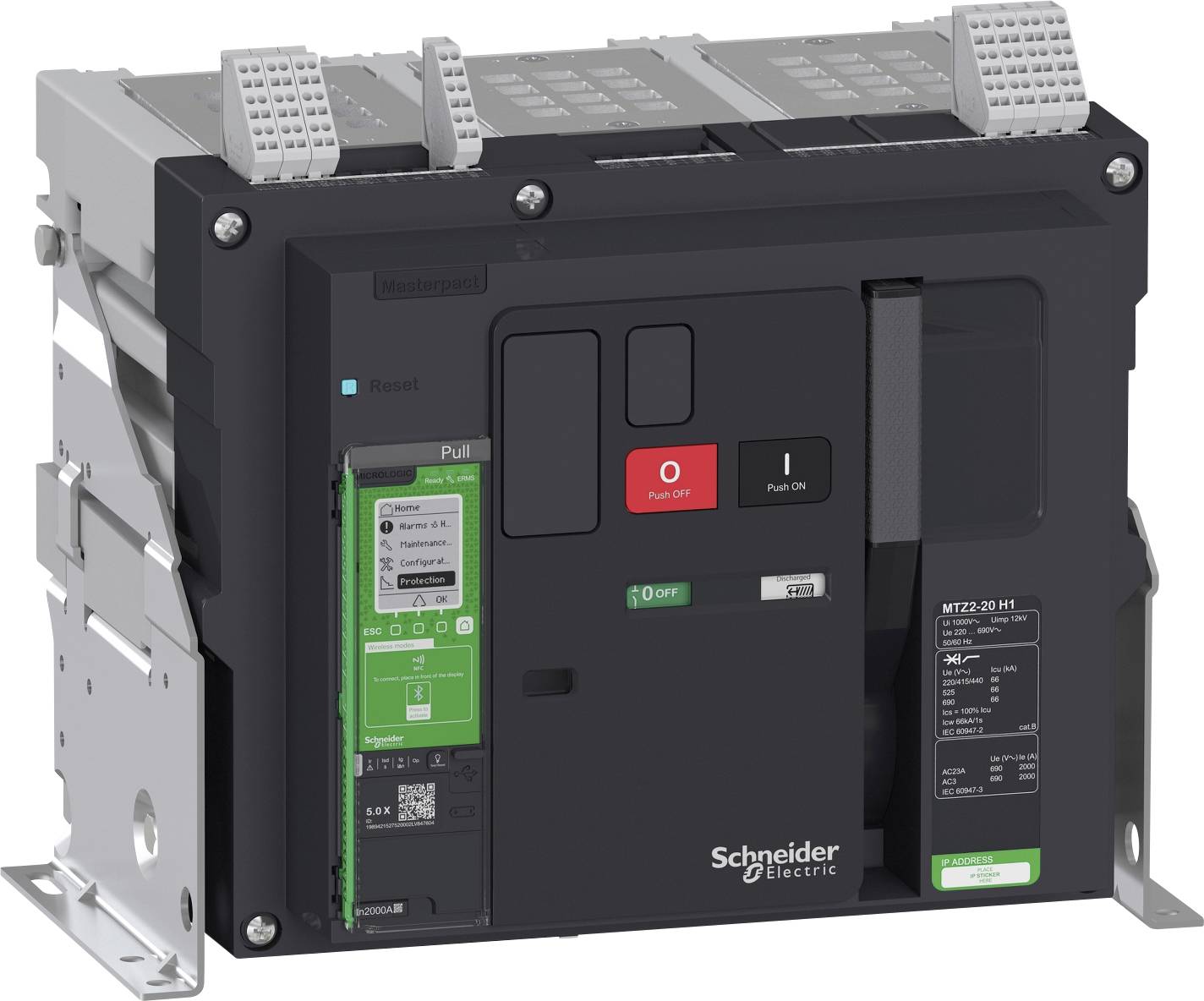 Schneider Electric Leitungsschutzschalter mit rotem „Push OFF