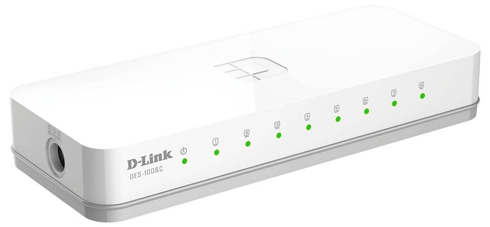 D-Link DES-1008C/E Netzwerk Switch RJ45 1.6 GBit/s