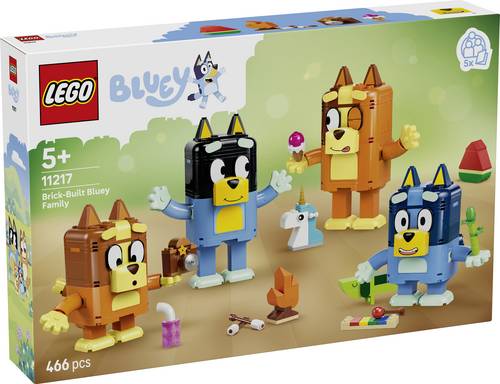 11217 LEGO® NINJAGO Blueys Familie  Bauset mit 4 Bluey-Figuren mit veränderbarem Gesichtsausdruck