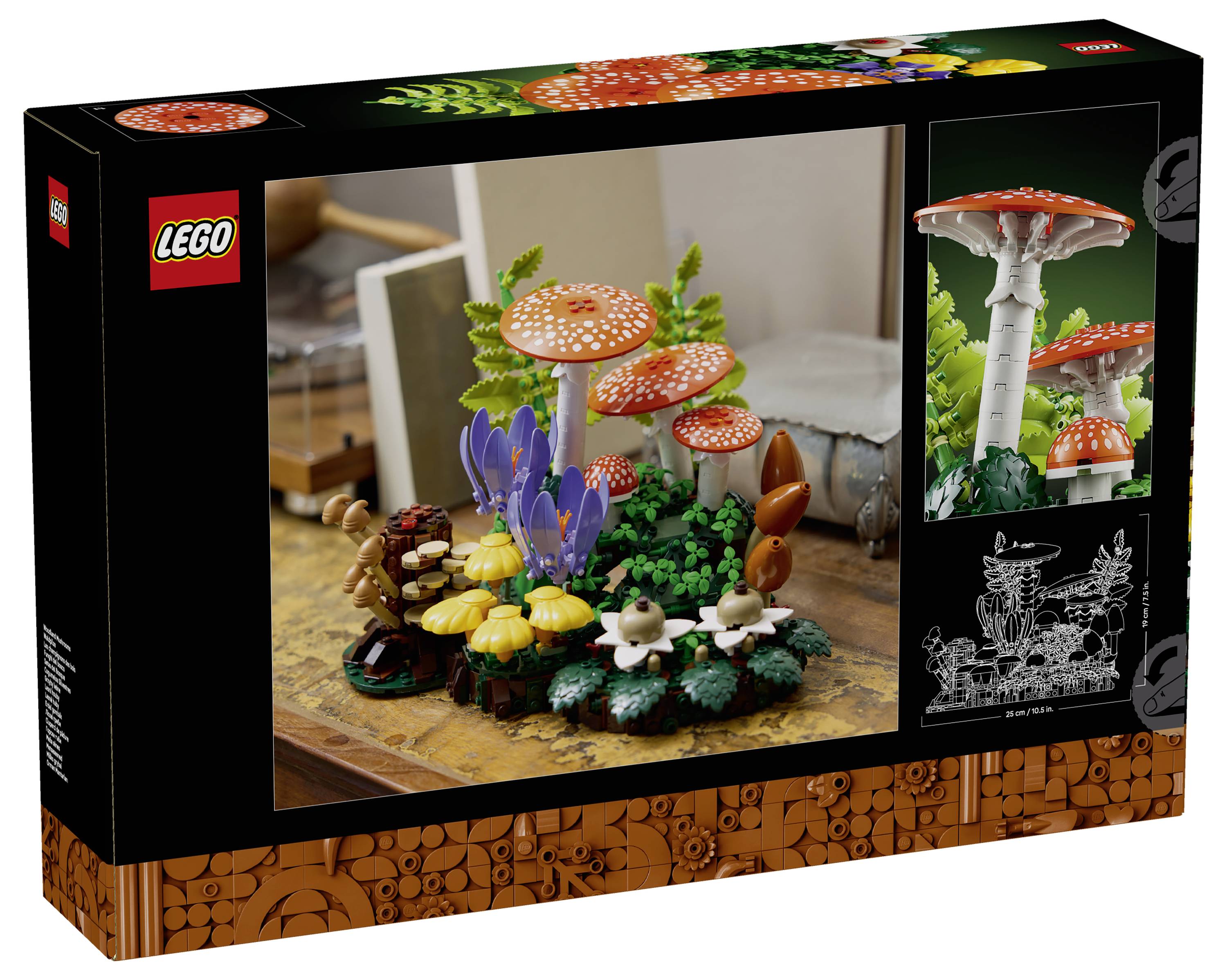Lego Friends-Spielsets in vier Szenen gezeigt, in denen Mädchen entspannen, gärtnern, kochen und basteln; die Bildunterschrift lautet „Fördern Sie stundenlange kreatives Spielen