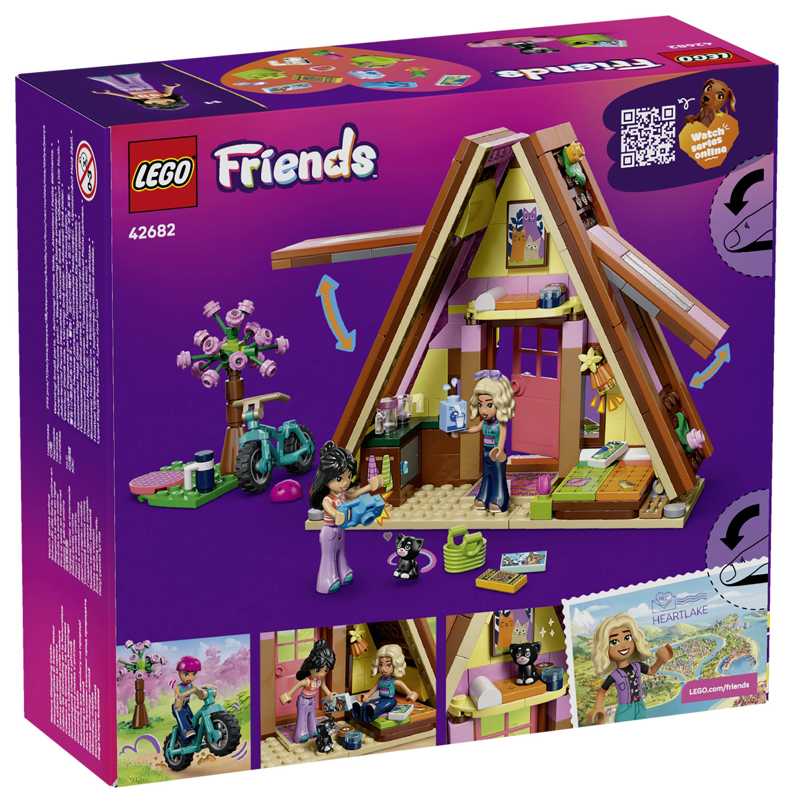 LEGO 3-in-1 Fahrgeschäft-Set, das als Karussell, Riesenrad und Schaukelfahrt mit Minifiguren zusammengebaut gezeigt wird.