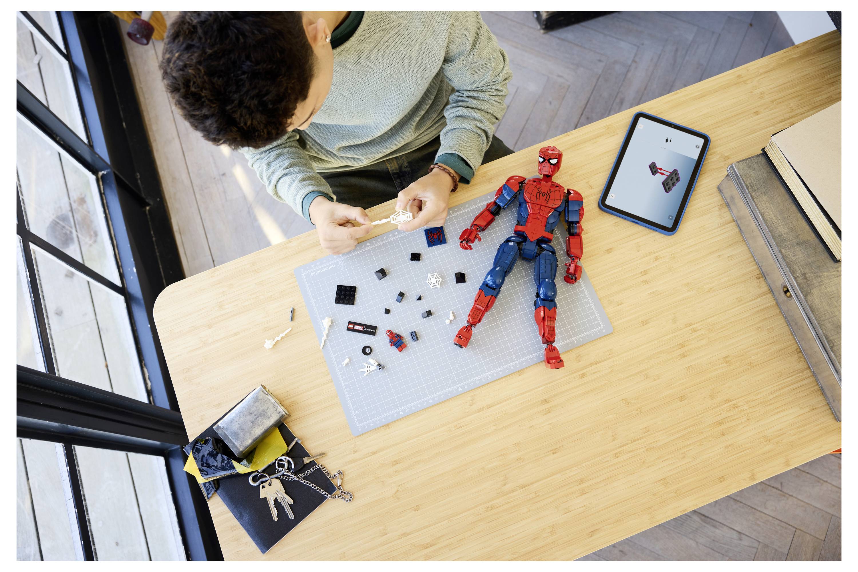 76346 LEGO® MARVEL SUPER HEROES Spider-Man-Figur; Bau- und Spielset; bewegliche Figur zum Spielen und Ausstellen