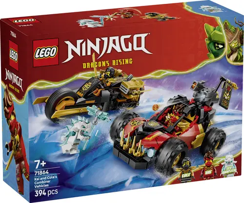 71864 LEGO® NINJAGO Kais und Coles Kombi-Flitzer Bauset mit 3 Minifiguren
