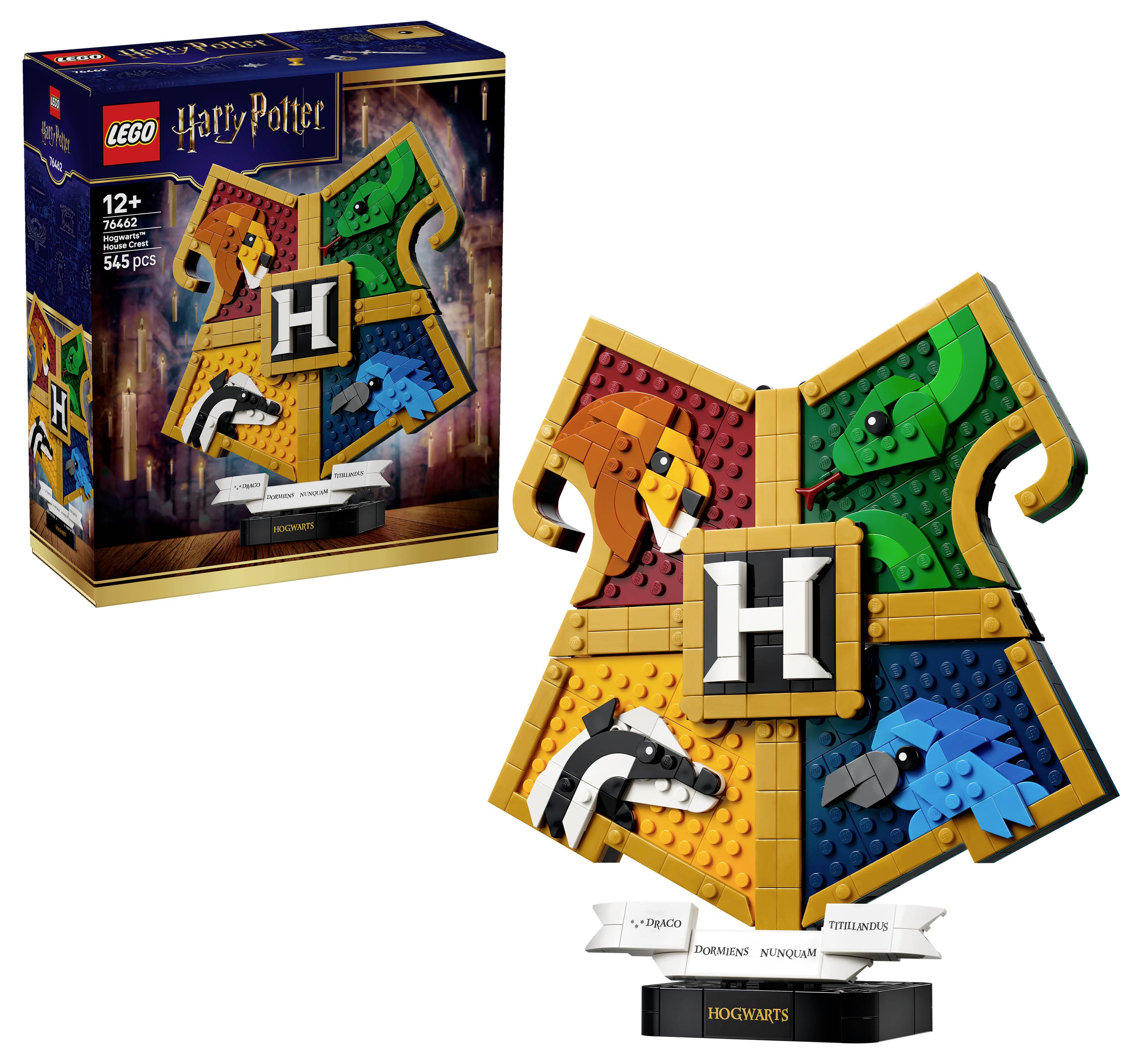 76462 LEGO® HARRY POTTER™ Hogwarts™ Hauswappen; Bauspielzeug; Zimmerdeko zum Ausstellen