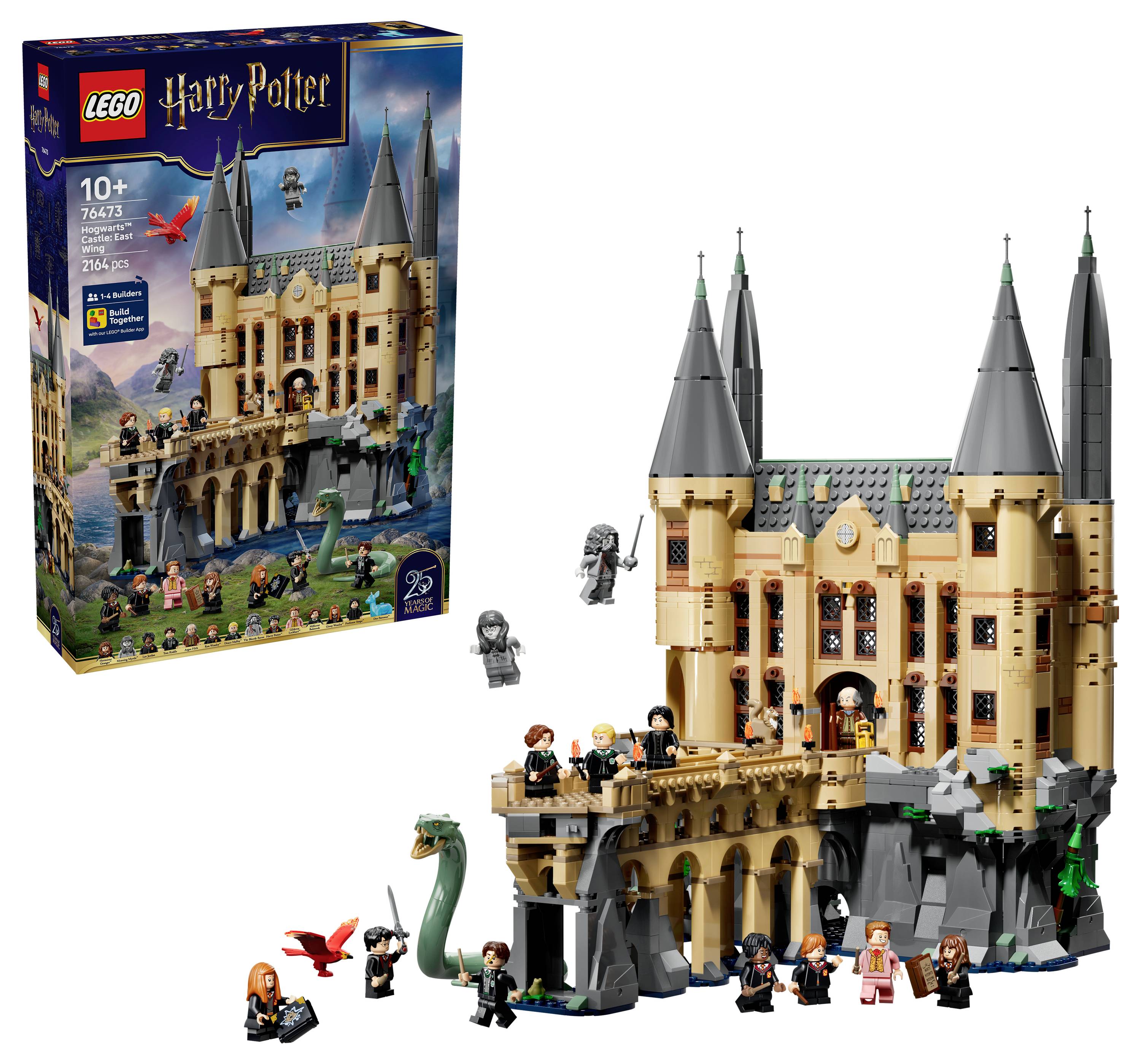 76473 LEGO® HARRY POTTER™ Schloss Hogwarts™Ostflügel; Bauspielzeug zum Sammeln, Spielen und Ausstellen