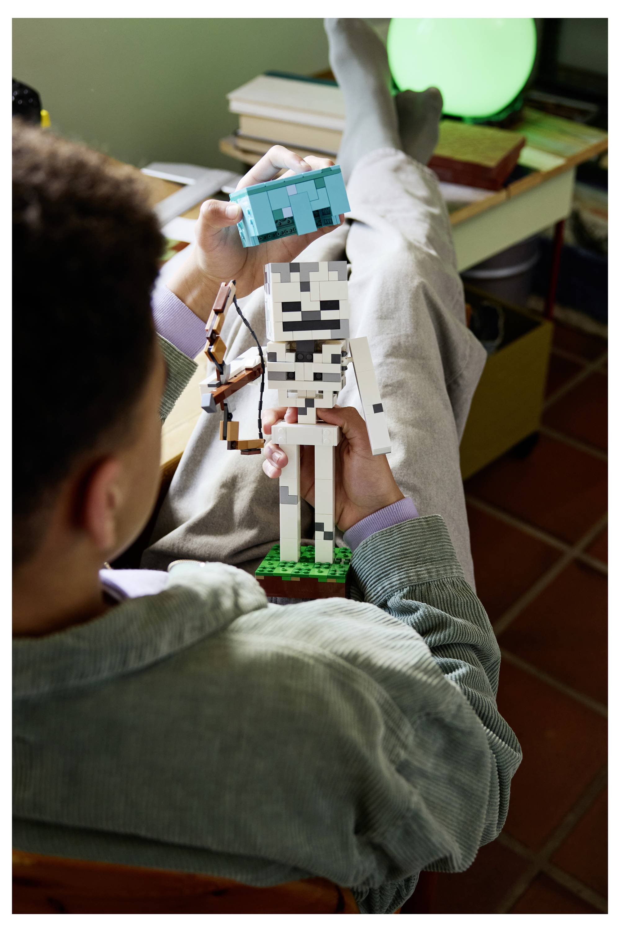 21594 LEGO® MINECRAFT Das Skelett; Bauspielzeug zum Videospiel; Zimmerdeko