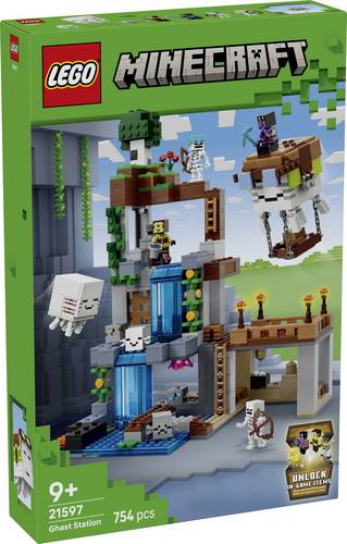 21597 LEGO® MINECRAFT Ghast-Station  Bauset mit Ghast und Skelett  Schreibtischdeko zum Videospiel