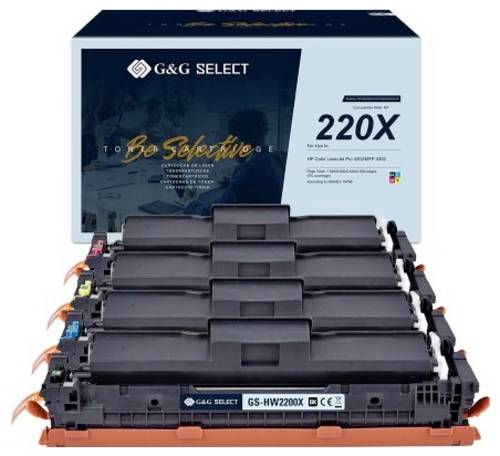 G&G Toner ersetzt HP W2200X|W2201X|W2202X|W2203X Kompatibel 4er-Pack Cyan, Magenta, Gelb, Schwarz 2