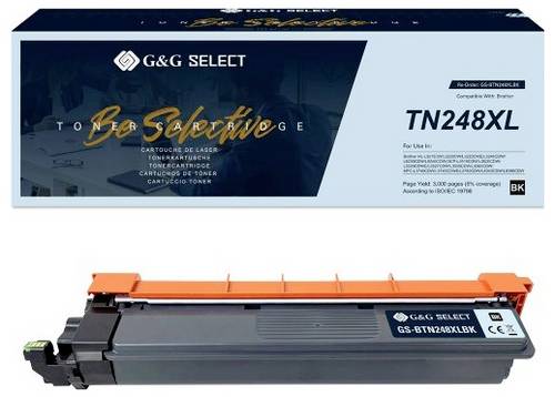 G&G Toner ersetzt Brother TN-248XLBK Kompatibel Schwarz 3000 Seiten GS-BTN248XLBK