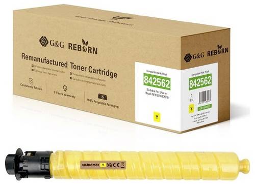 G&G Toner ersetzt Ricoh 842562 Kompatibel Gelb 18000 Seiten GR-R842562
