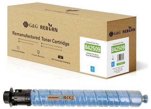 G&G Toner ersetzt Ricoh 842509 Kompatibel Cyan 28000 Seiten GR-R842509