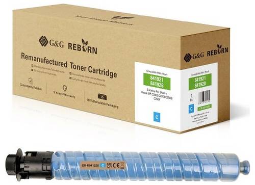 G&G Toner ersetzt Ricoh 841928 Kompatibel Cyan 9500 Seiten GR-R841928