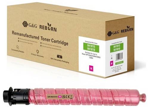 G&G Toner ersetzt Ricoh 841819 Kompatibel Magenta 18000 Seiten GR-R841819