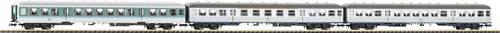 PIKO 40656 N 3er Set Personenwagen Silberling DB AG V