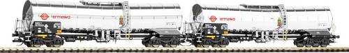 PIKO 47683 TT 2er Set Chemiekesselwagen Ermewa VI