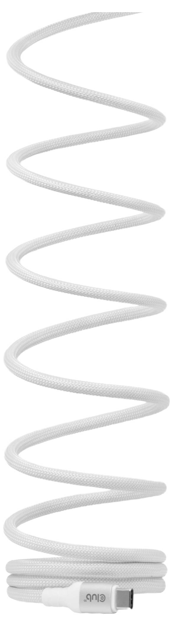 Club3D USB-C® Kabel USB-C® Stecker 2m Weiß CAC-3032