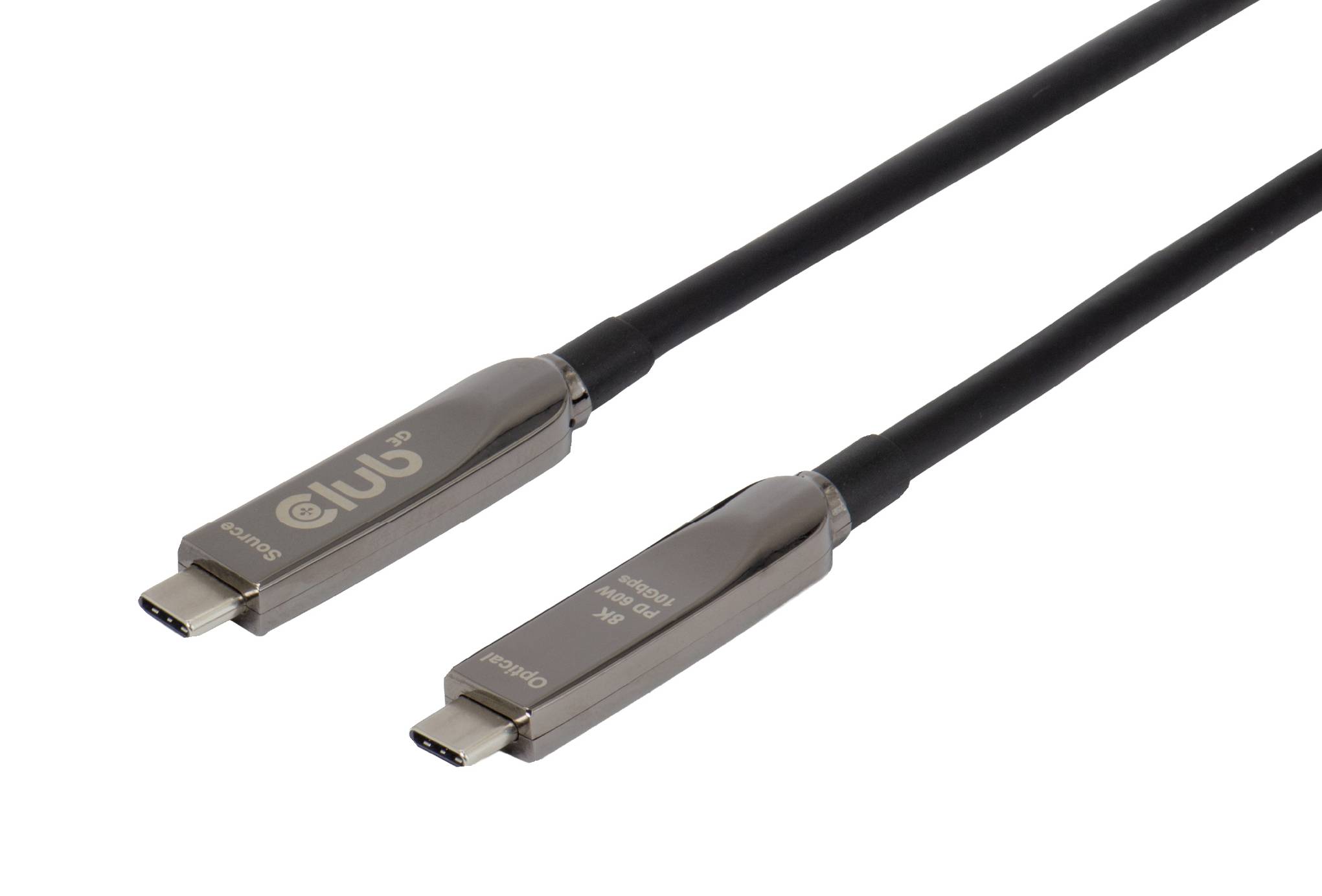 Club3D USB-C® Kabel USB-C® Stecker 15m Schwarz CAC-2580