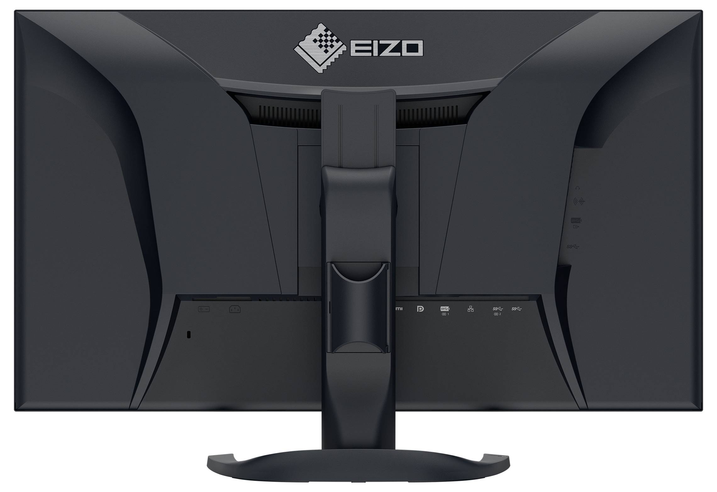 Lenovo-Monitor zeigt eine Präsentationsfolie mit dem Titel „Innovationen & Wachstum