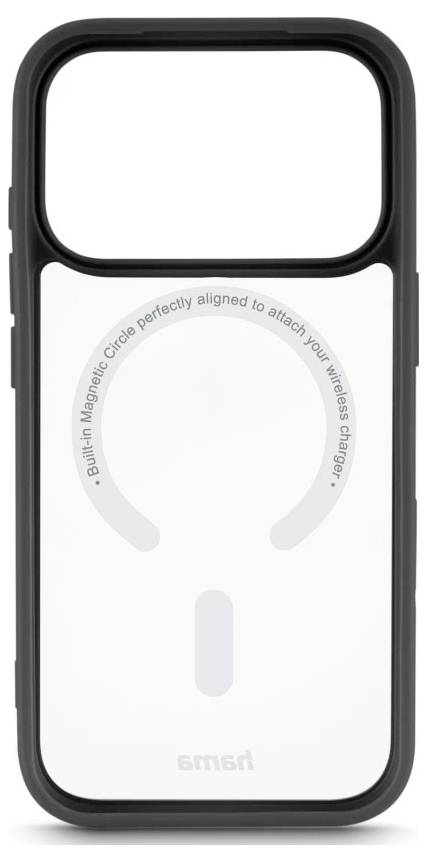 Hama Frame Protect Cover Apple iPhone 17 Pro Transparent, Schwarz 00232425