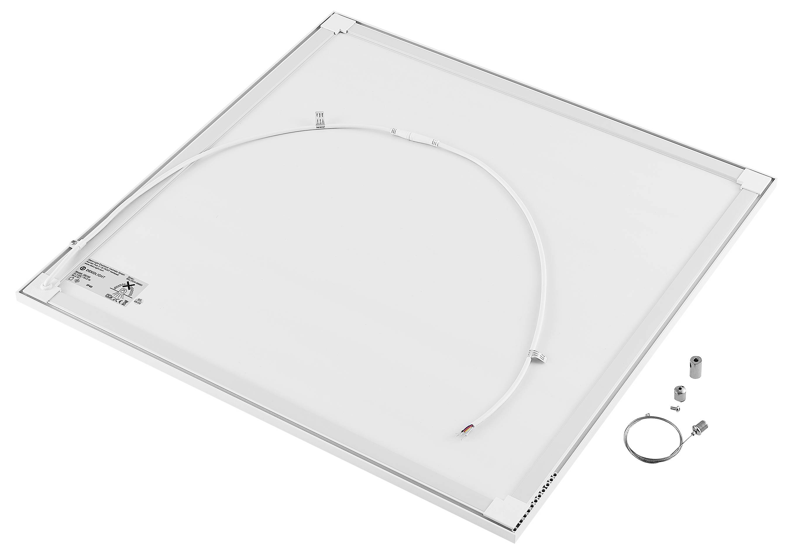 Deko Light Standard 100160 LED-Panel EEK: F (A - G) 88W RGB, Warmweiß, Kaltweiß Verkehrsweiß (RAL 9016)
