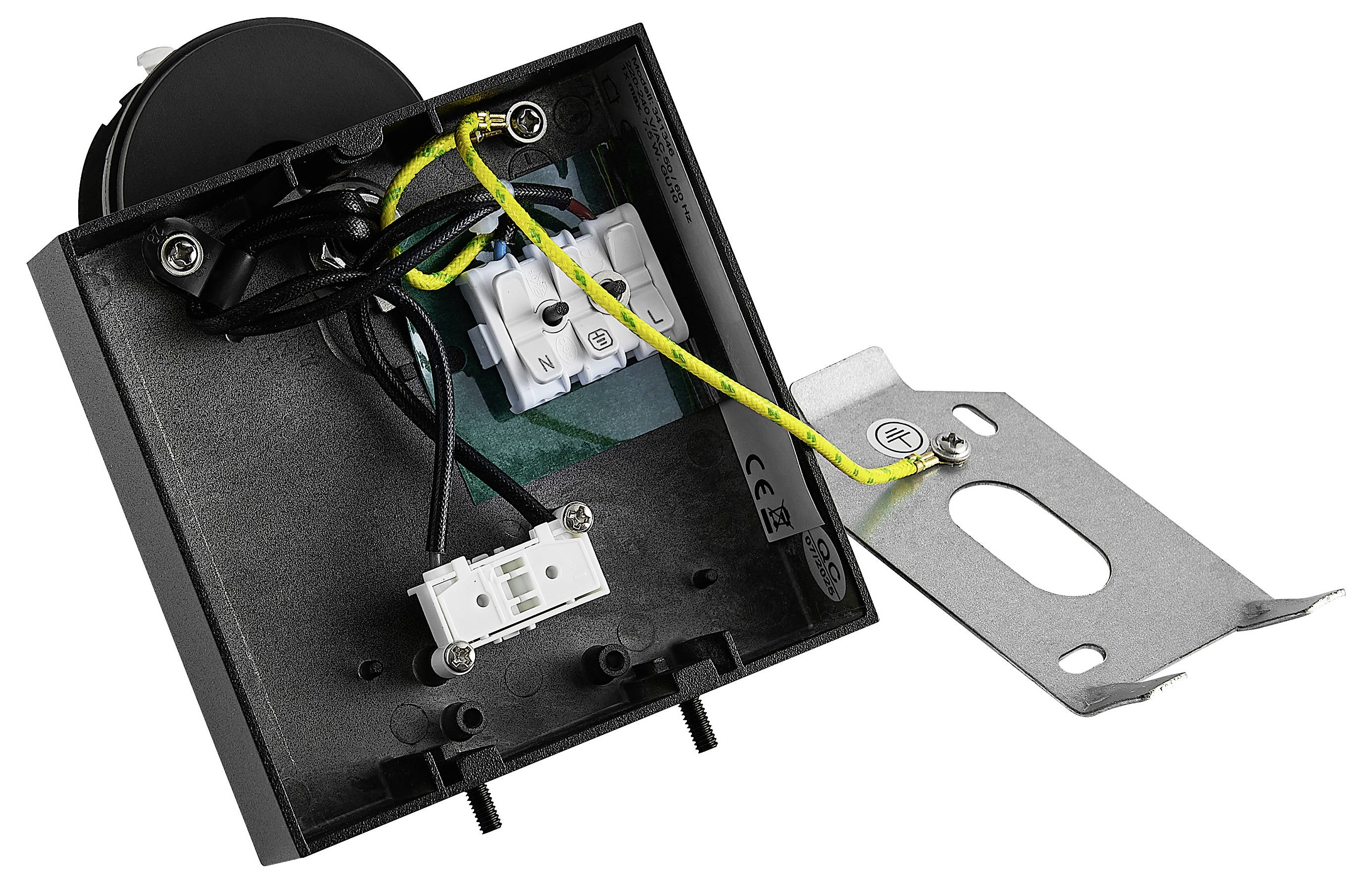 Deko Light Can Tilt Square Base 341346 Wandleuchte GU10 7.5W Schwarz (RAL 9005)