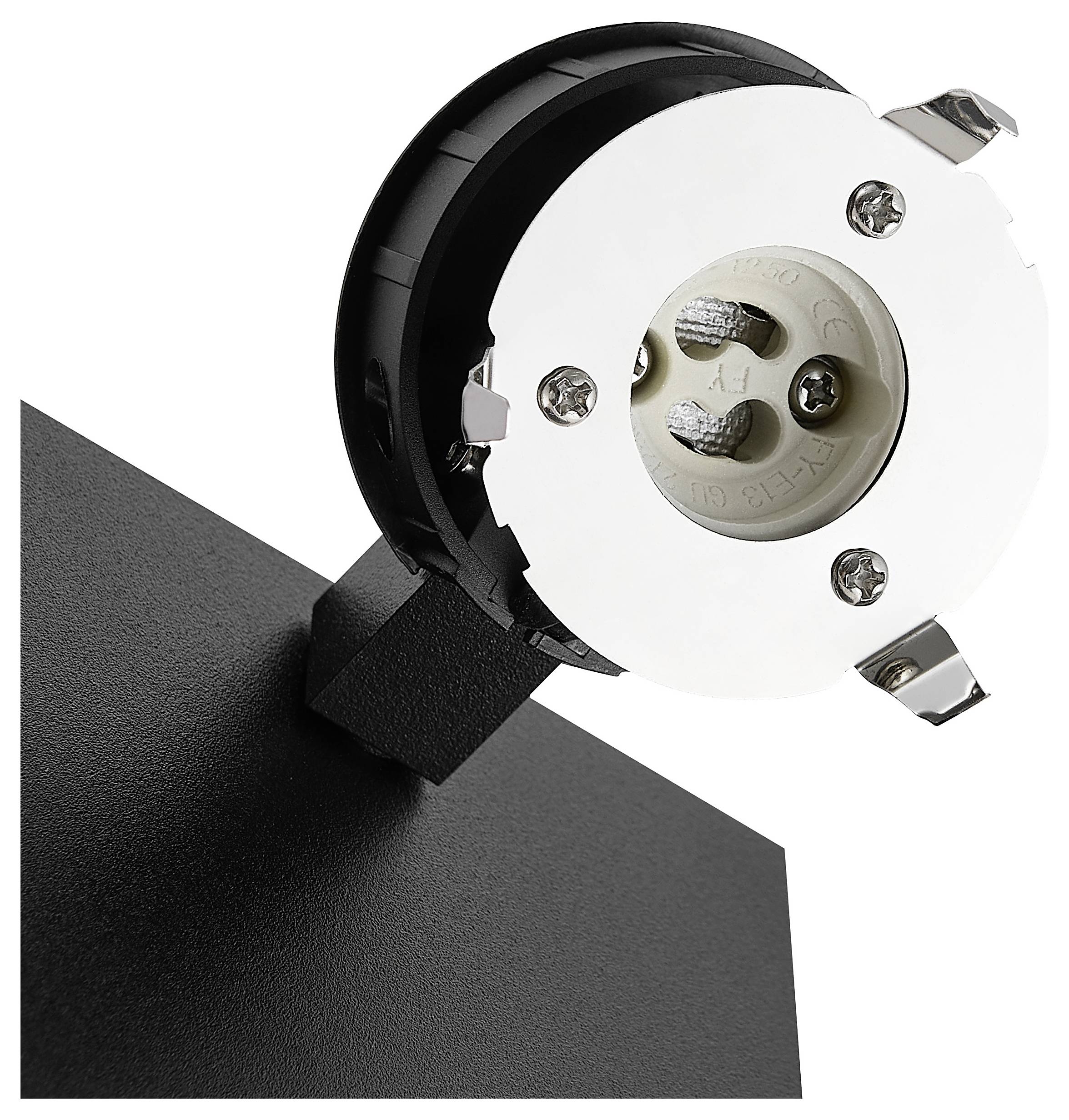 Deko Light Can Tilt Square Base 341346 Wandleuchte GU10 7.5W Schwarz (RAL 9005)
