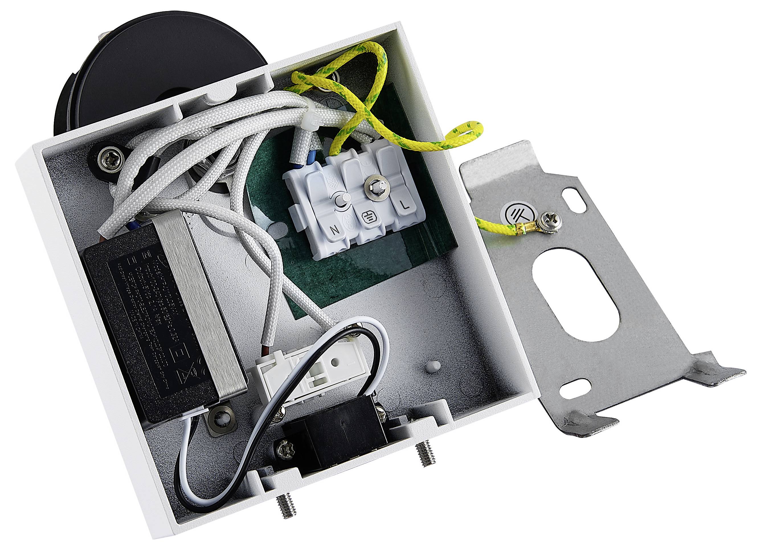Deko Light Can Tilt Square USB Base 341347 Wandleuchte GU10 7.5W Weiß (RAL 9003)