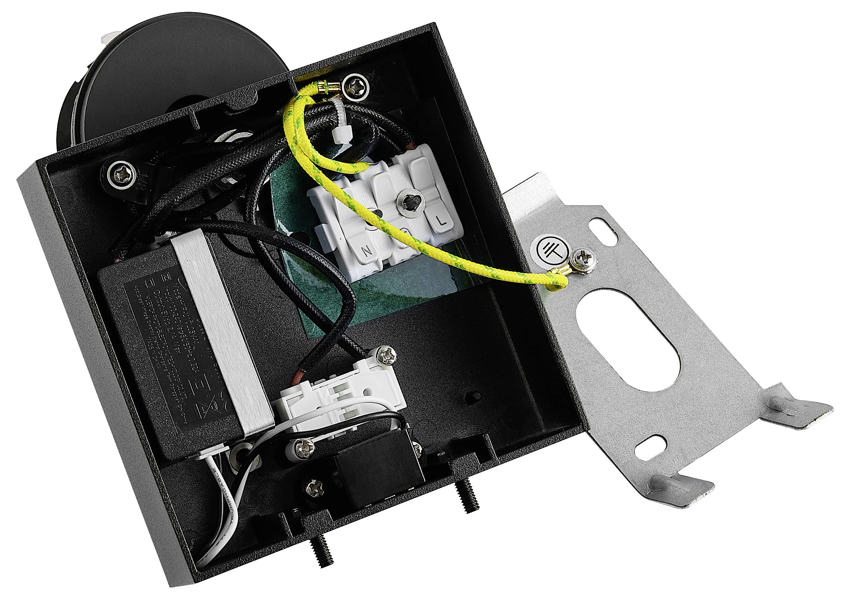Deko Light Can Tilt Square USB Base 341348 Wandleuchte GU10 7.5W Schwarz (RAL 9005)
