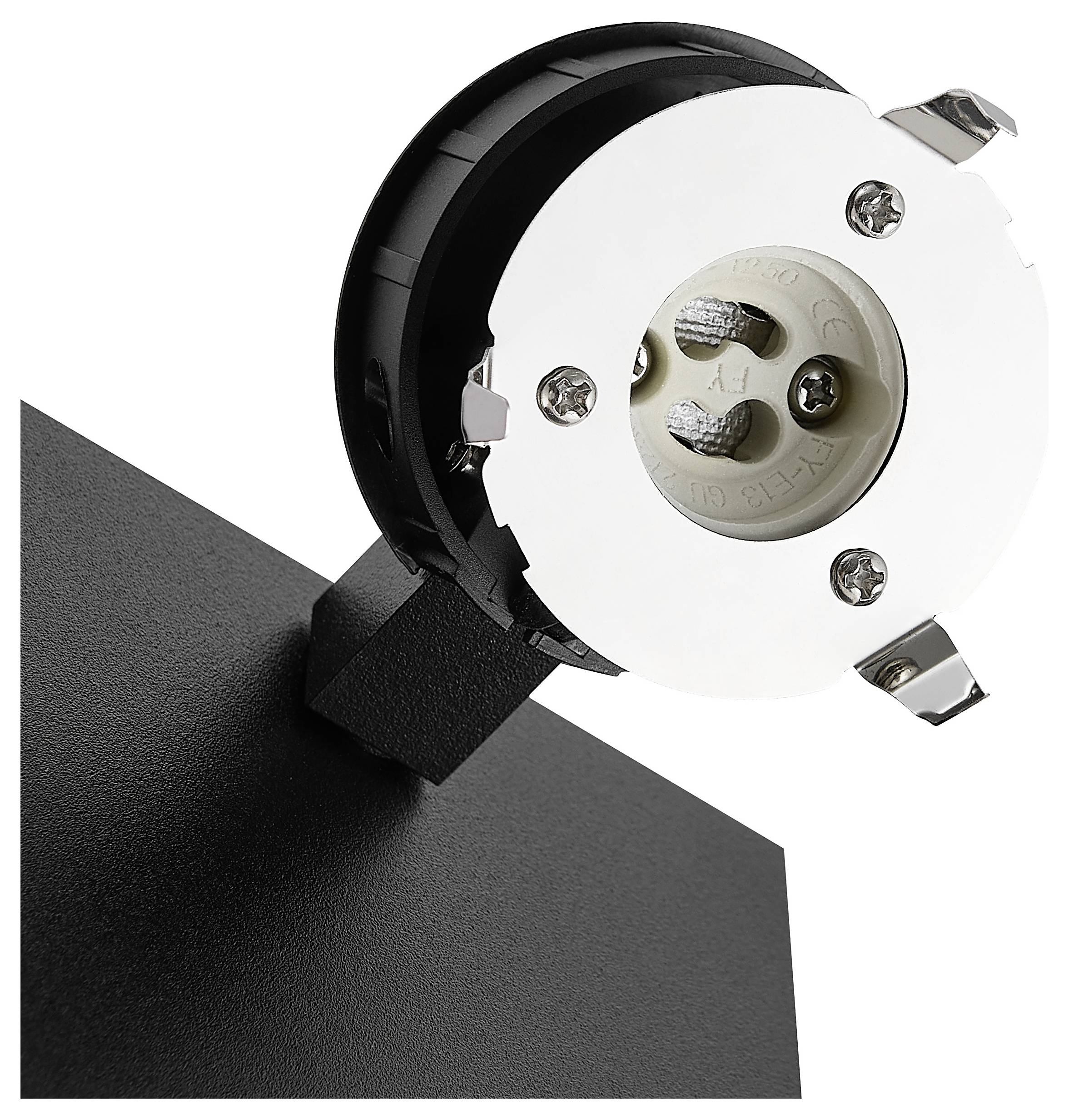 Deko Light Can Tilt Square USB Base 341348 Wandleuchte GU10 7.5W Schwarz (RAL 9005)