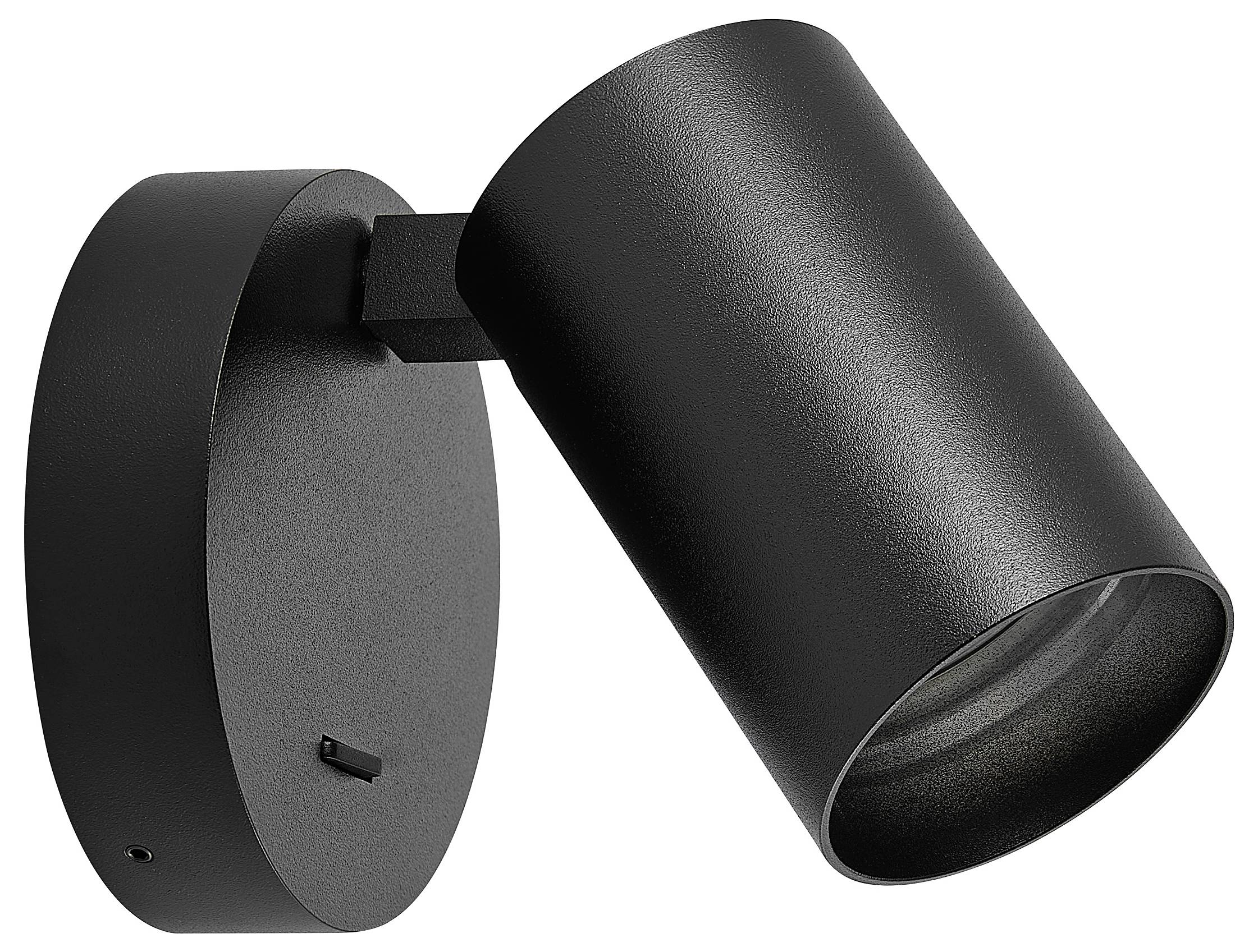 Deko Light Can Tilt Round Base 341350 Wandleuchte GU10 7.5W Schwarz (RAL 9005)