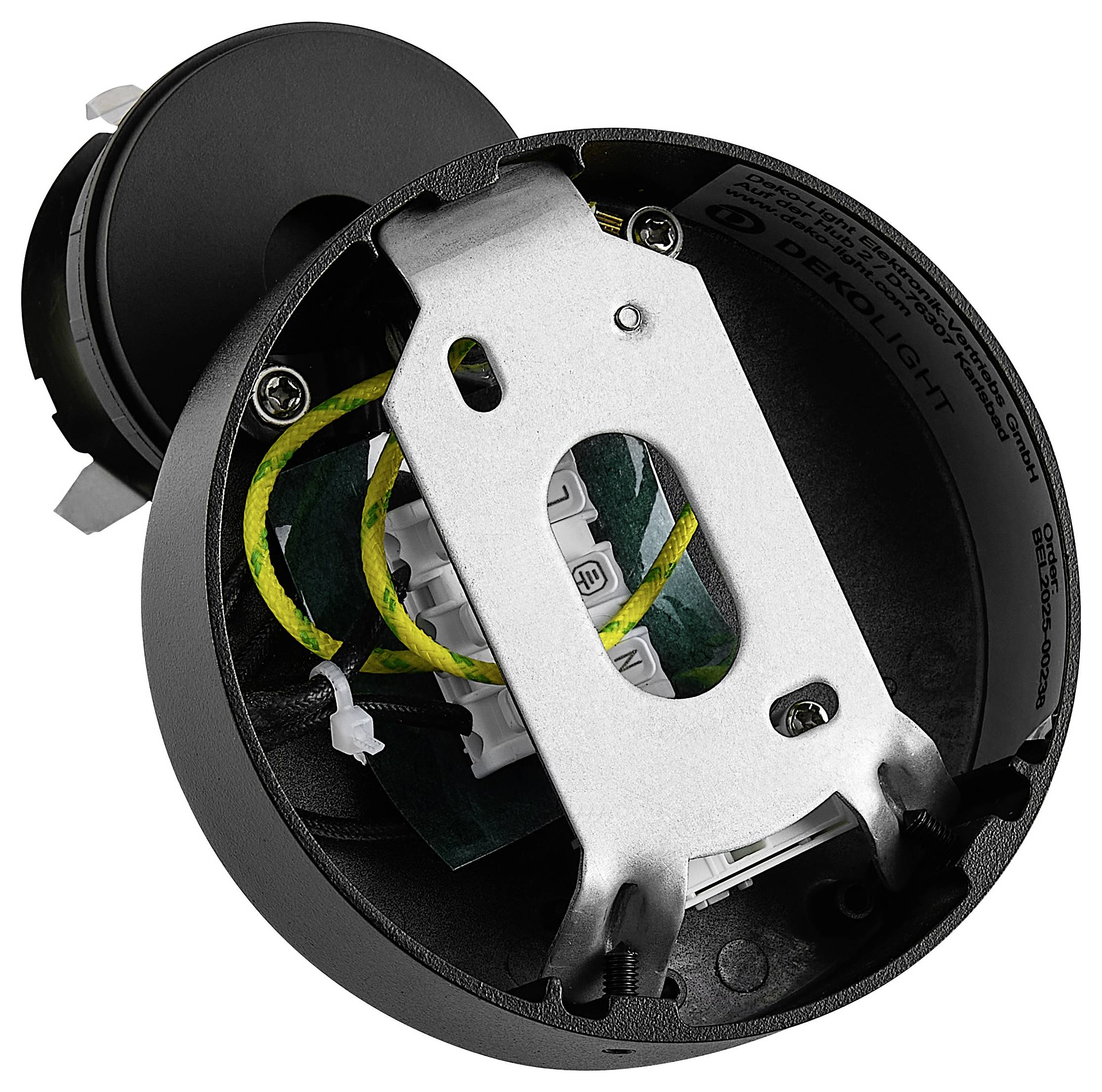 Deko Light Can Tilt Round Base 341350 Wandleuchte GU10 7.5W Schwarz (RAL 9005)