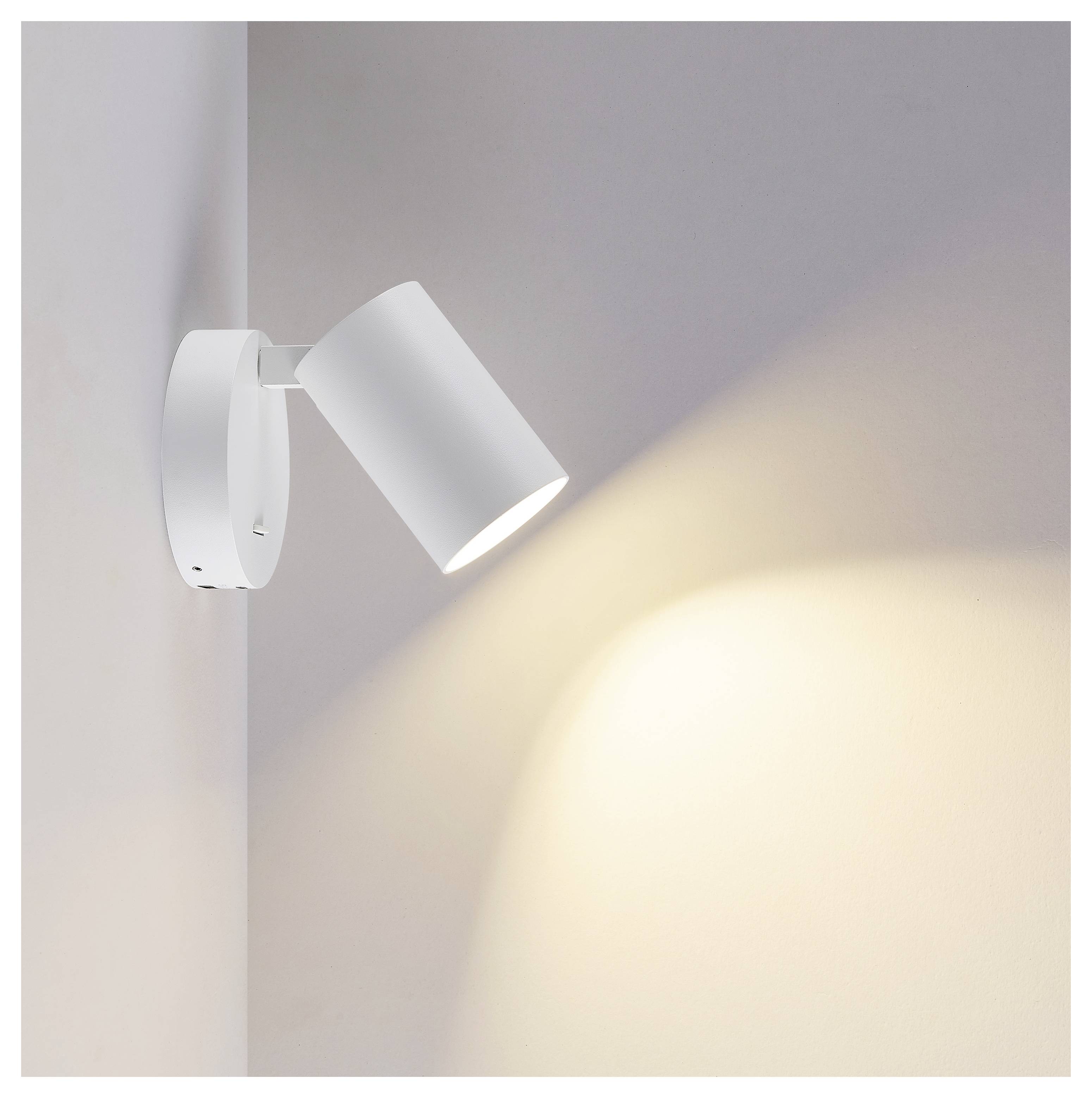 Deko Light Can Tilt Round USB Base 341351 Wandleuchte GU10 7.5W Weiß (RAL 9003)