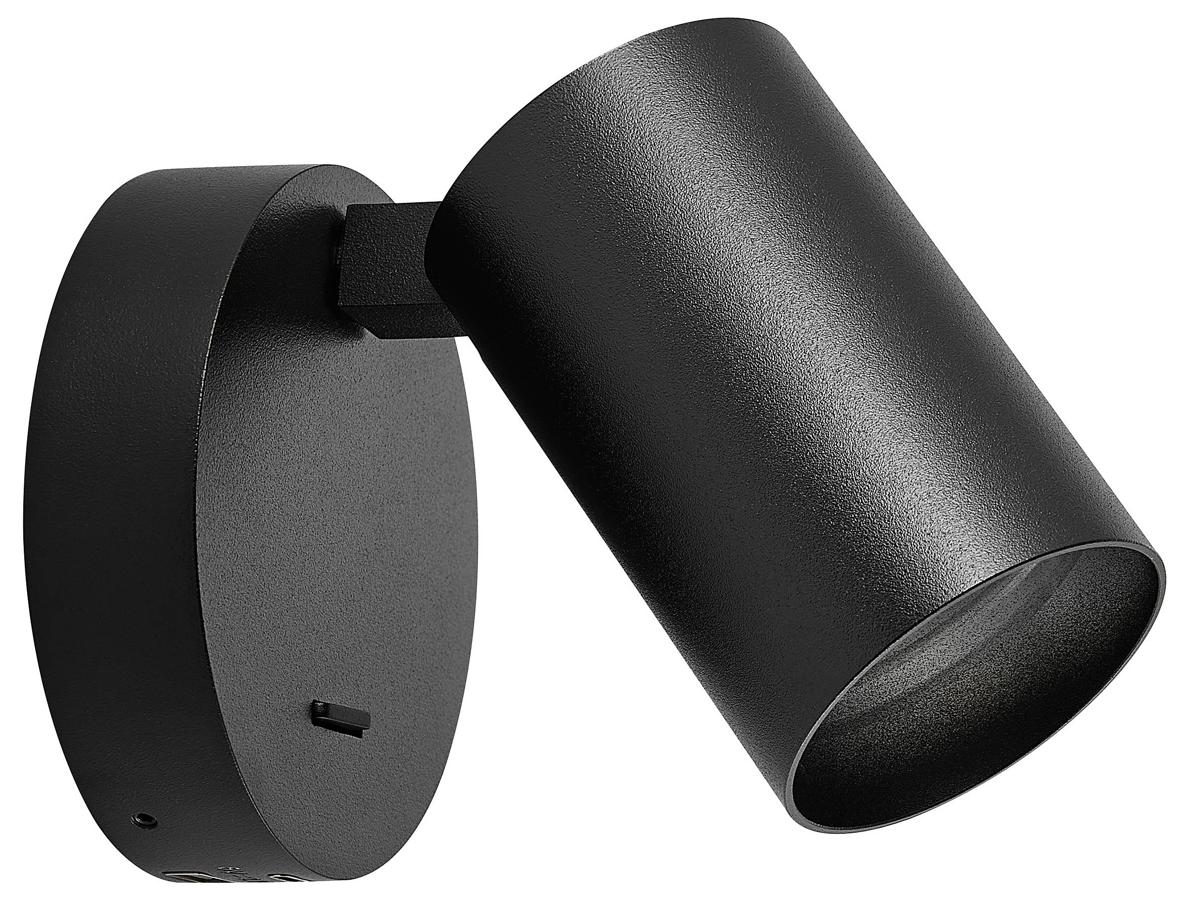 Deko Light Can Tilt Round USB Base 341352 Wandleuchte GU10 7.5W Schwarz (RAL 9005)