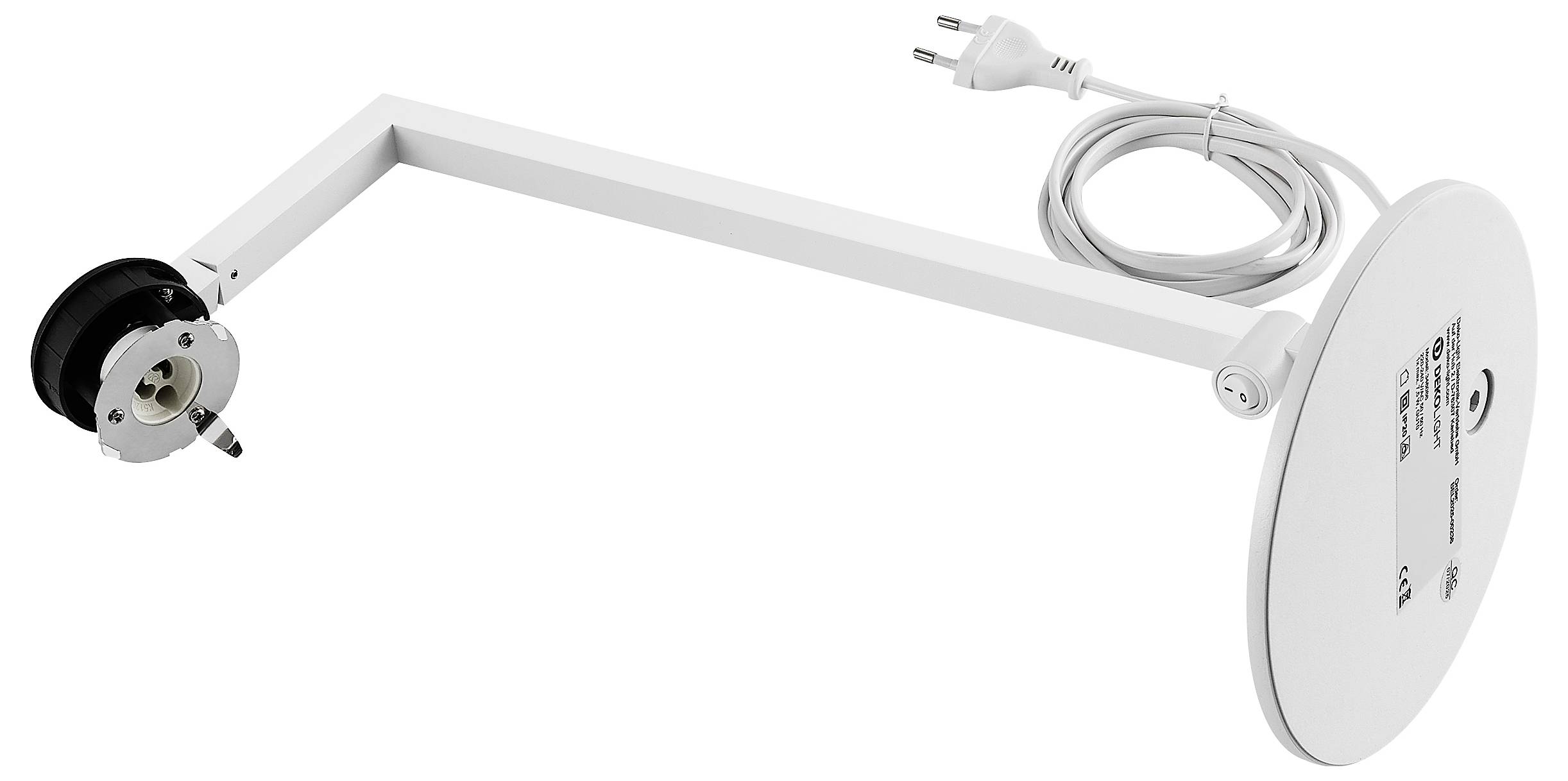 Deko Light Can Tilt Base 346088 Tischlampe GU10 7.5W Signalweiß (RAL 9003)