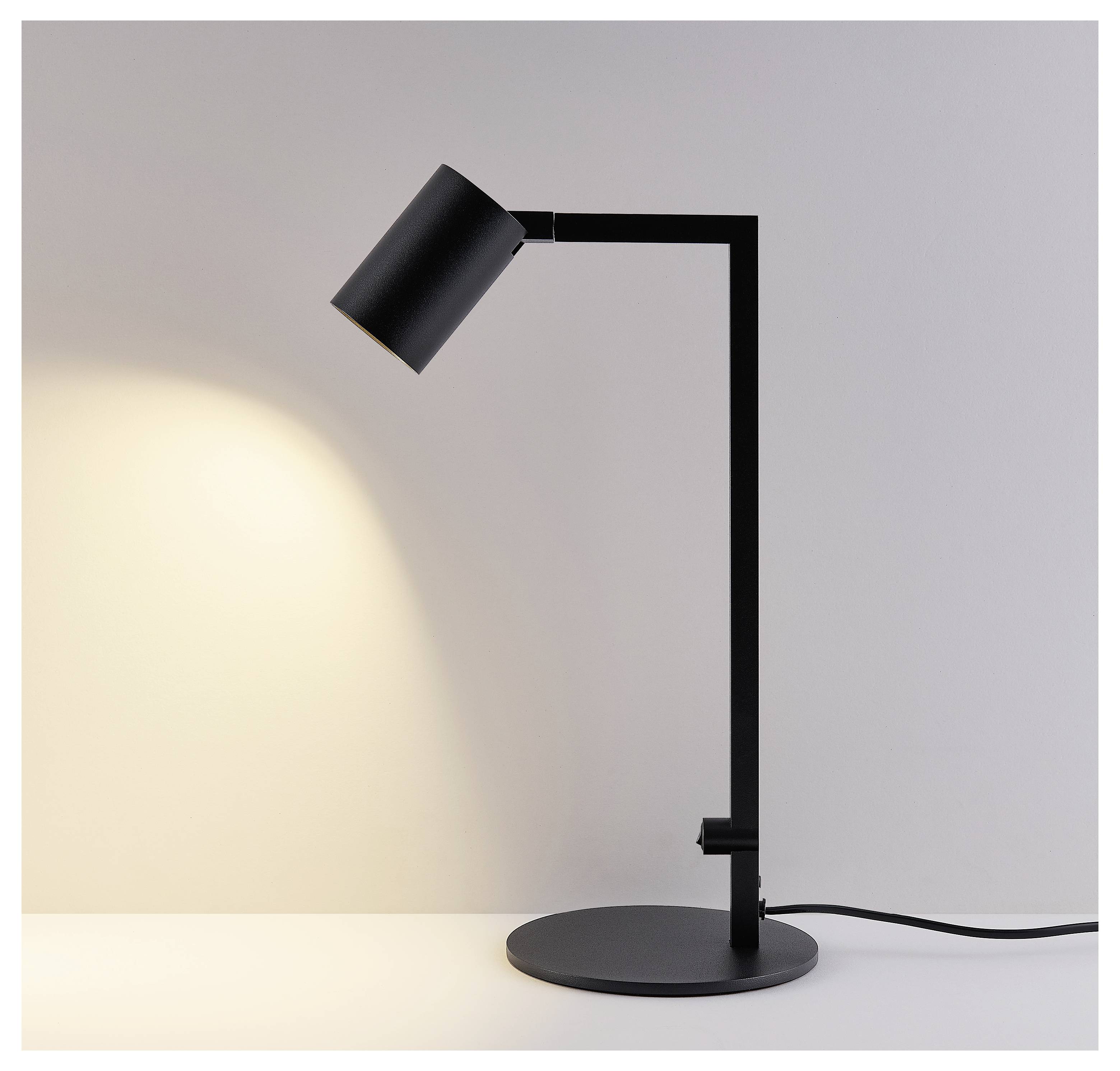 Deko Light Can Tilt Base 346089 Tischlampe GU10 7.5W Tiefschwarz (RAL 9005)