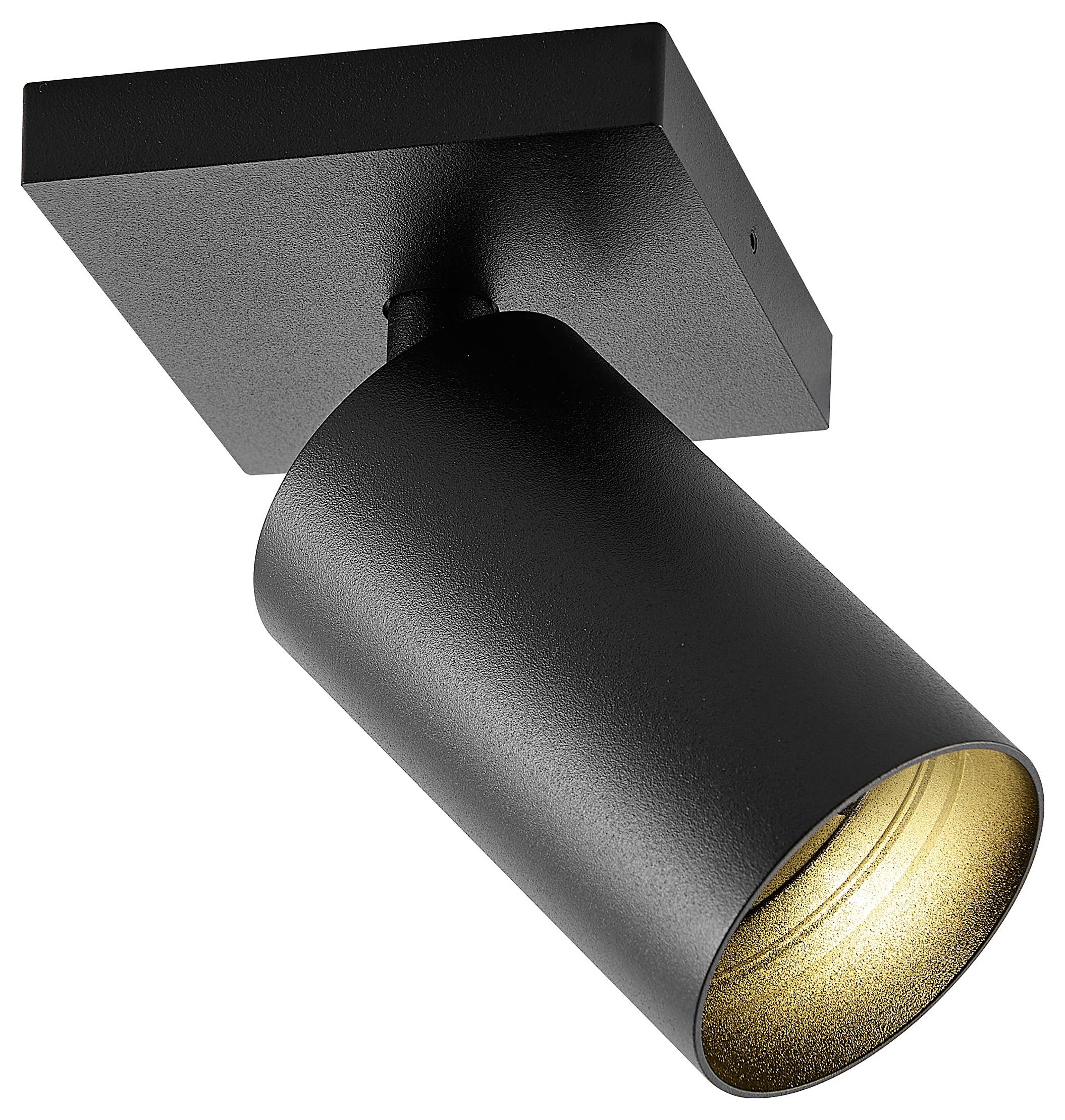 Deko Light 348265 Can Tilt Square Base Aufbauleuchte GU10 7.5W Schwarz (RAL 9005)