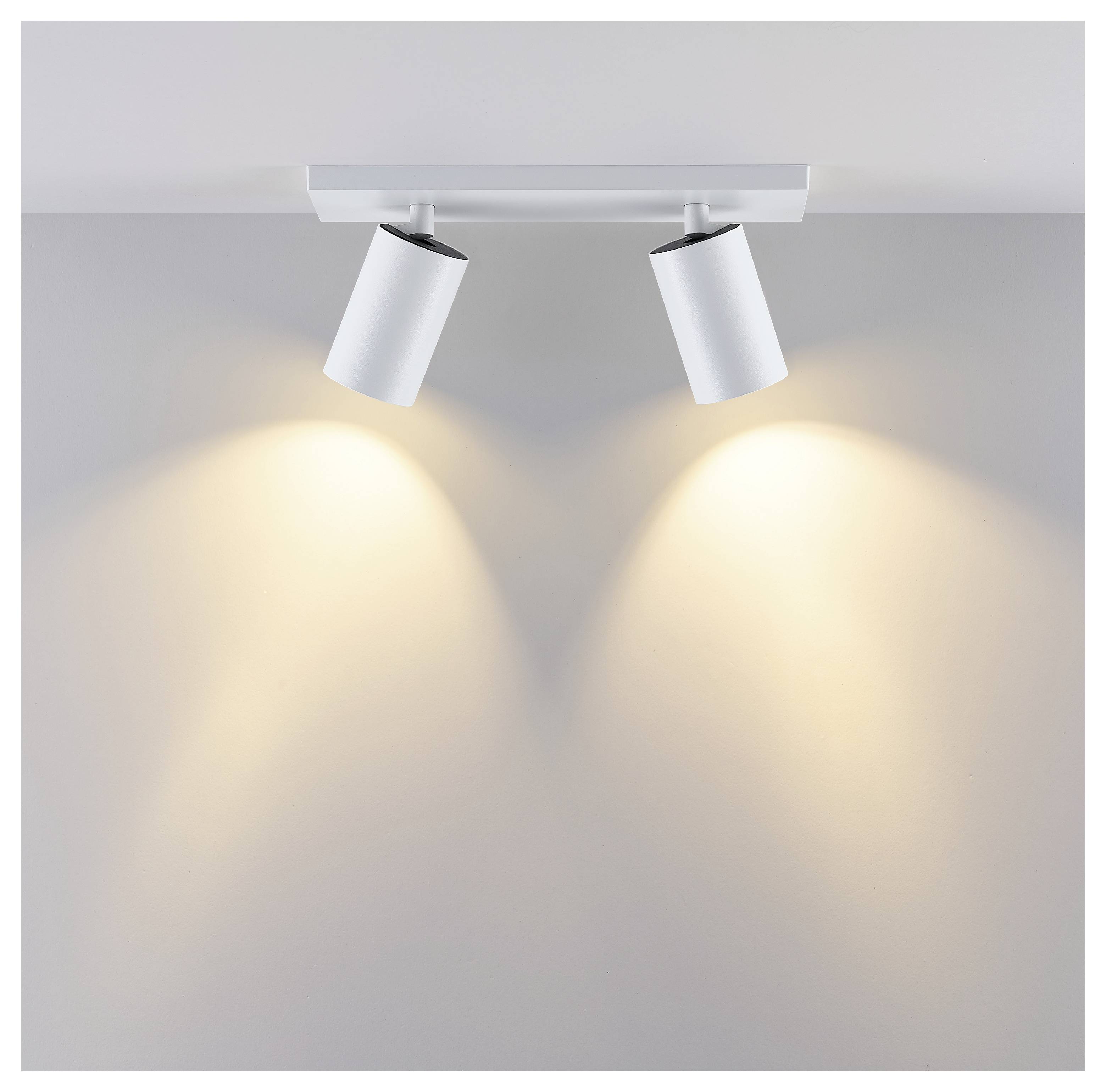 Deko Light 348266 Can Tilt Square Base Aufbauleuchte GU10 7.5W Weiß (RAL 9003)