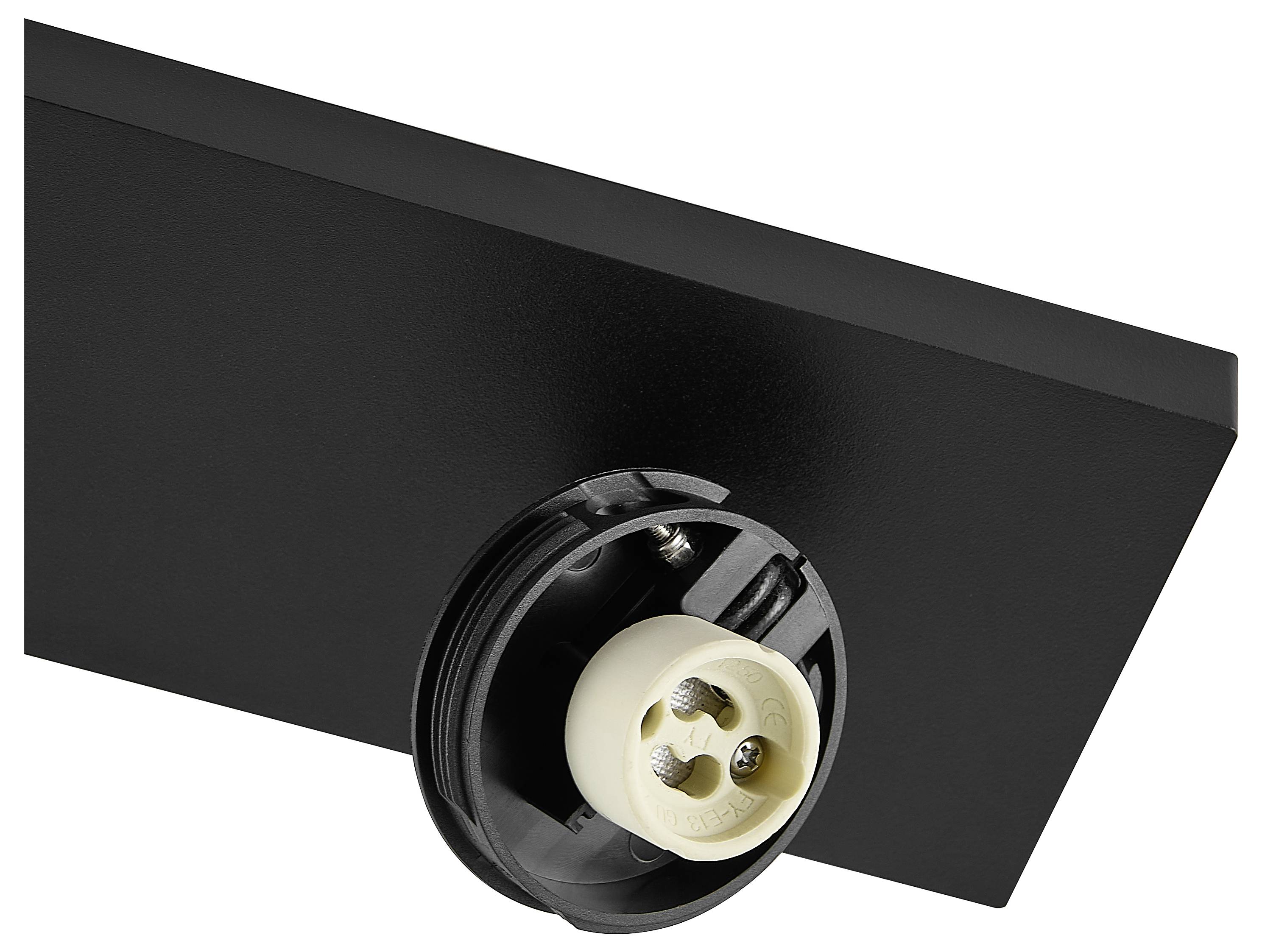 Deko Light 348267 Can Tilt Square Base Aufbauleuchte GU10 7.5W Schwarz (RAL 9005)