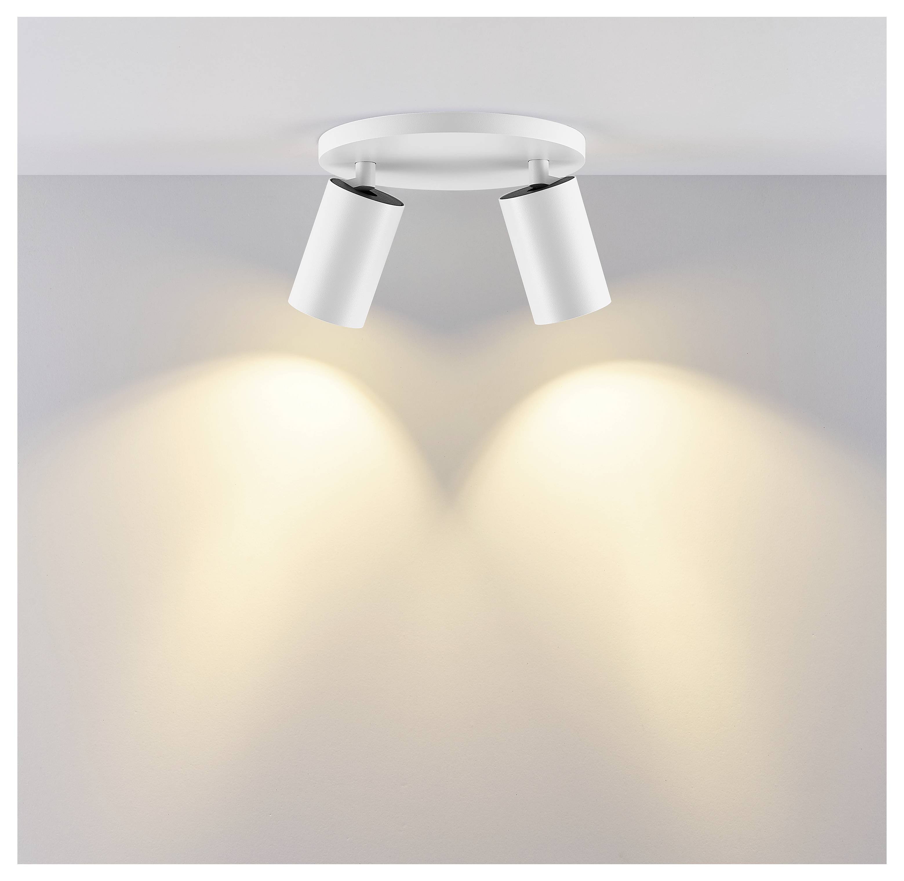 Deko Light 348272 Can Tilt Round Base Aufbauleuchte GU10 7.5W Weiß (RAL 9003)