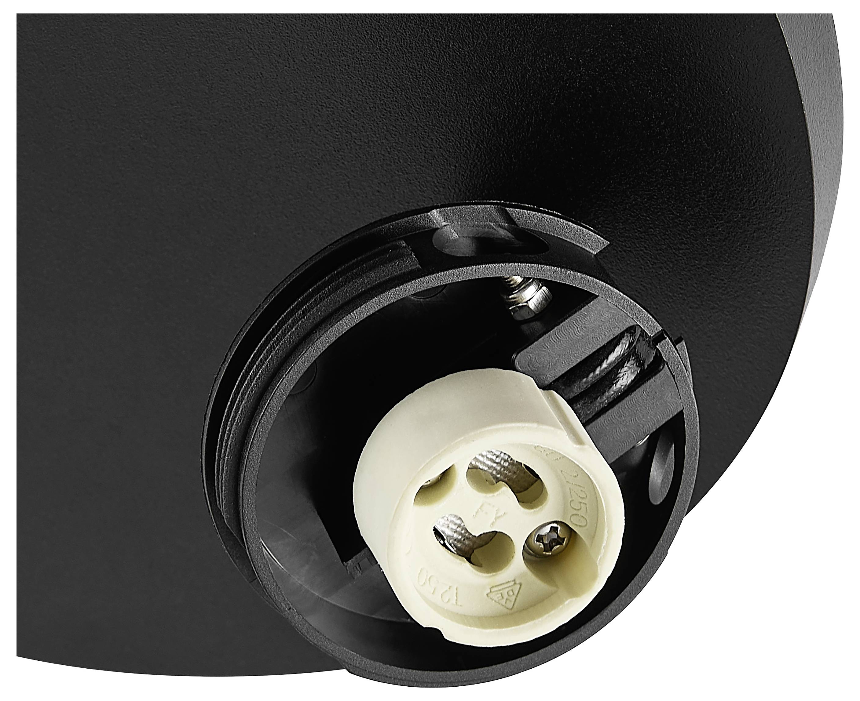 Deko Light 348273 Can Tilt Round Base Aufbauleuchte GU10 7.5W Schwarz (RAL 9005)