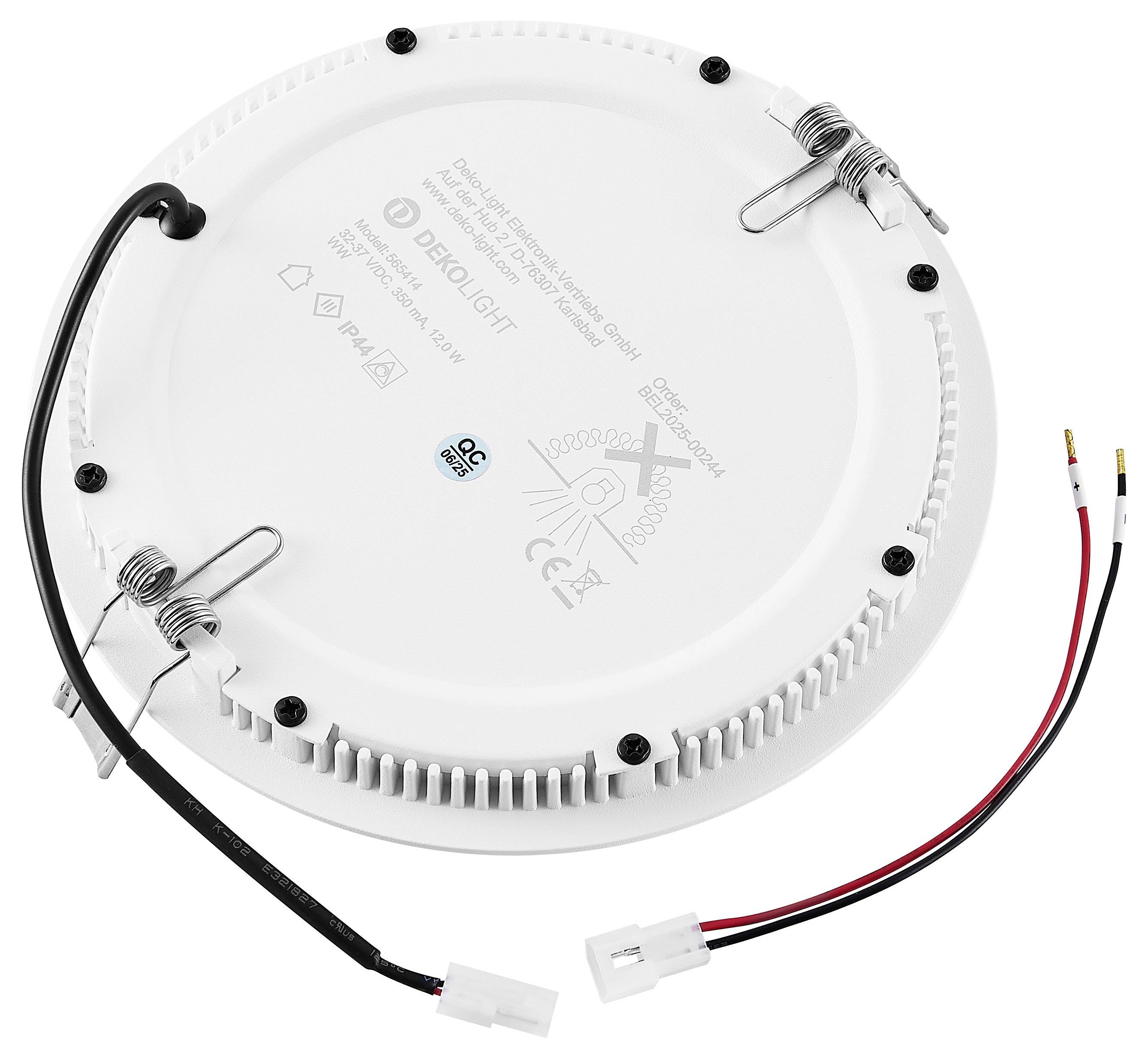 Deko Light 565414 Downlight - Anik Round 165 Einbauleuchte LED 12W Weiß (RAL 9016)