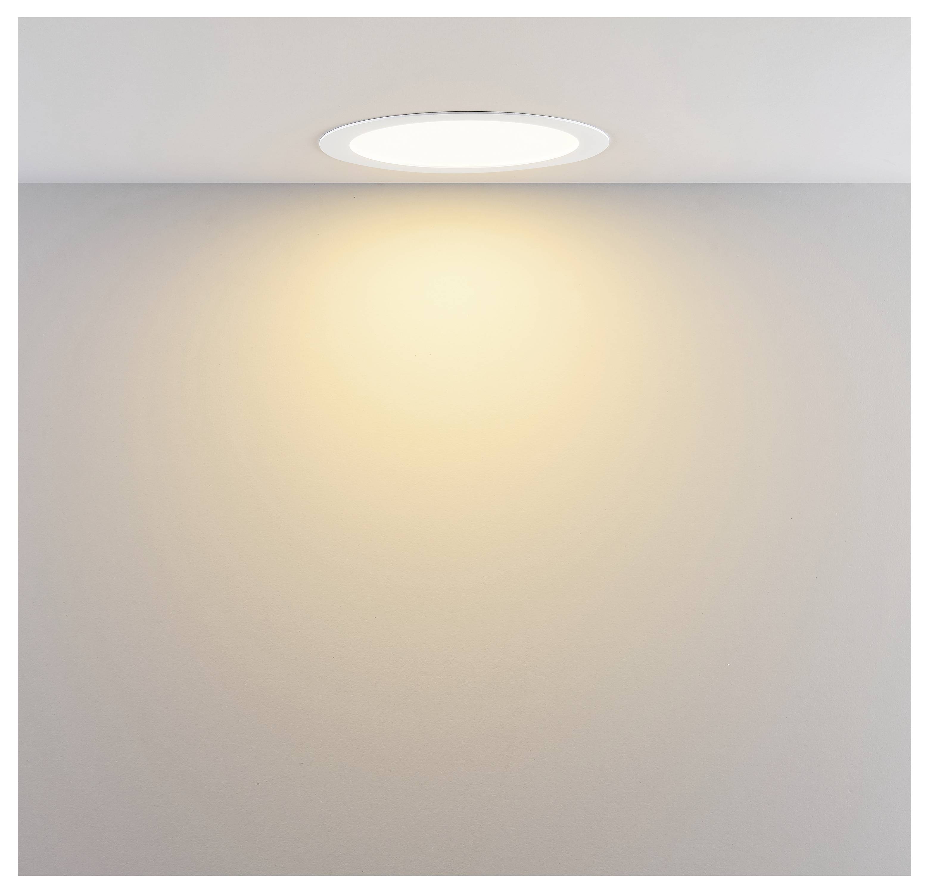 Deko Light 565424 Downlight - Anik CCT Round 220 Einbauleuchte LED 17W Verkehrsweiß (RAL 9016)
