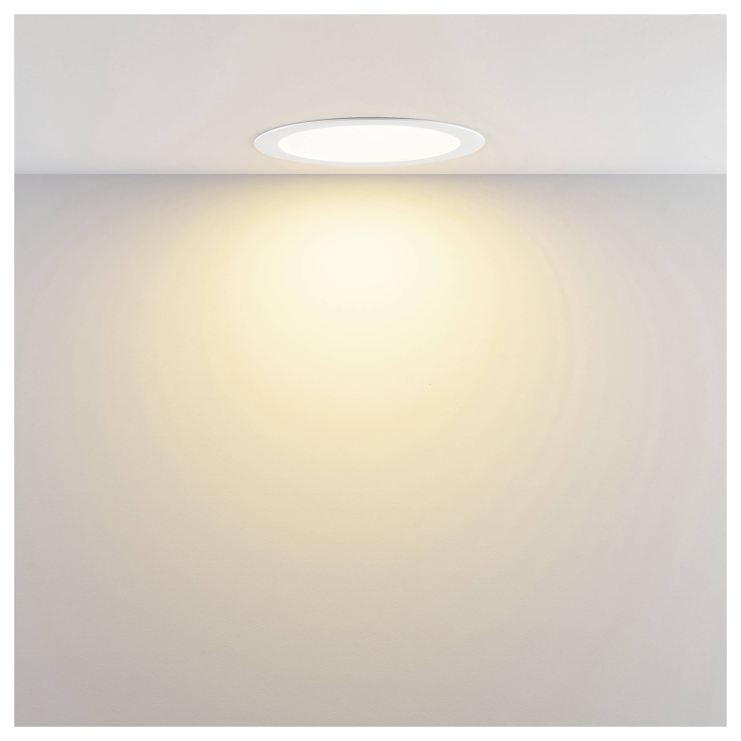 Deko Light 565428 Downlight - Anik Round 220 Einbauleuchte LED 22W Verkehrsweiß (RAL 9016)
