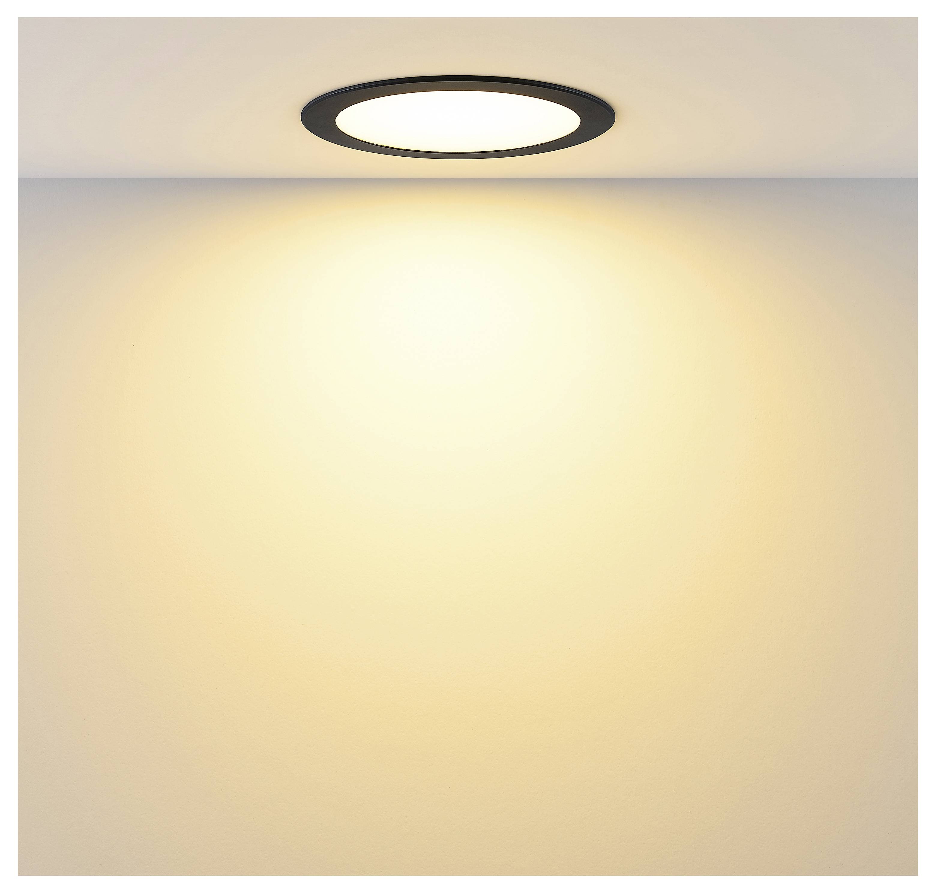 Deko Light 565752 Downlight - Acrux Pro 145 Einbauleuchte LED 20W Tiefschwarz (RAL 9005)
