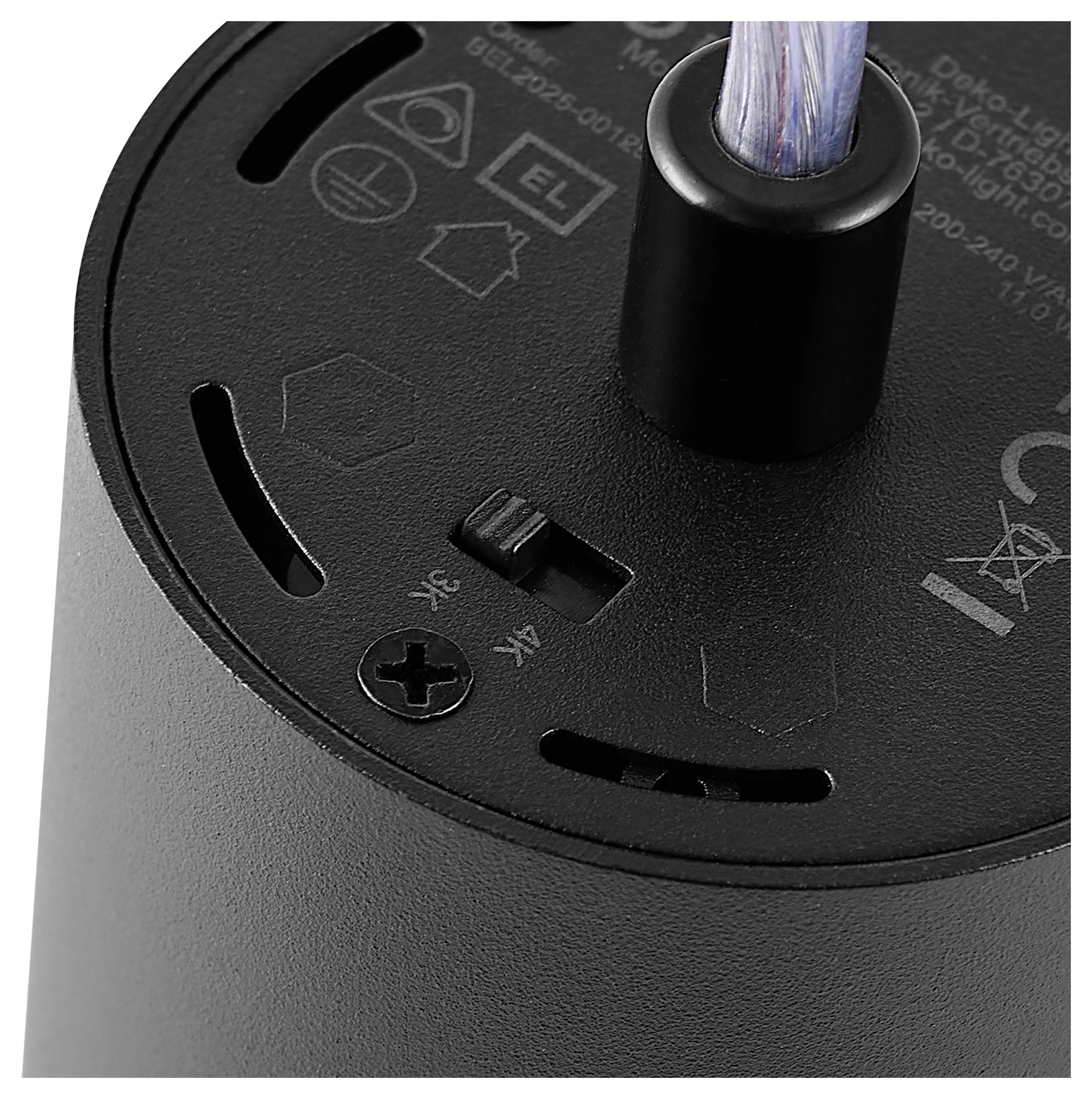 Deko Light Lucea 10 CCT 3-Phasenleuchte 11W LED Tiefschwarz (RAL 9005)