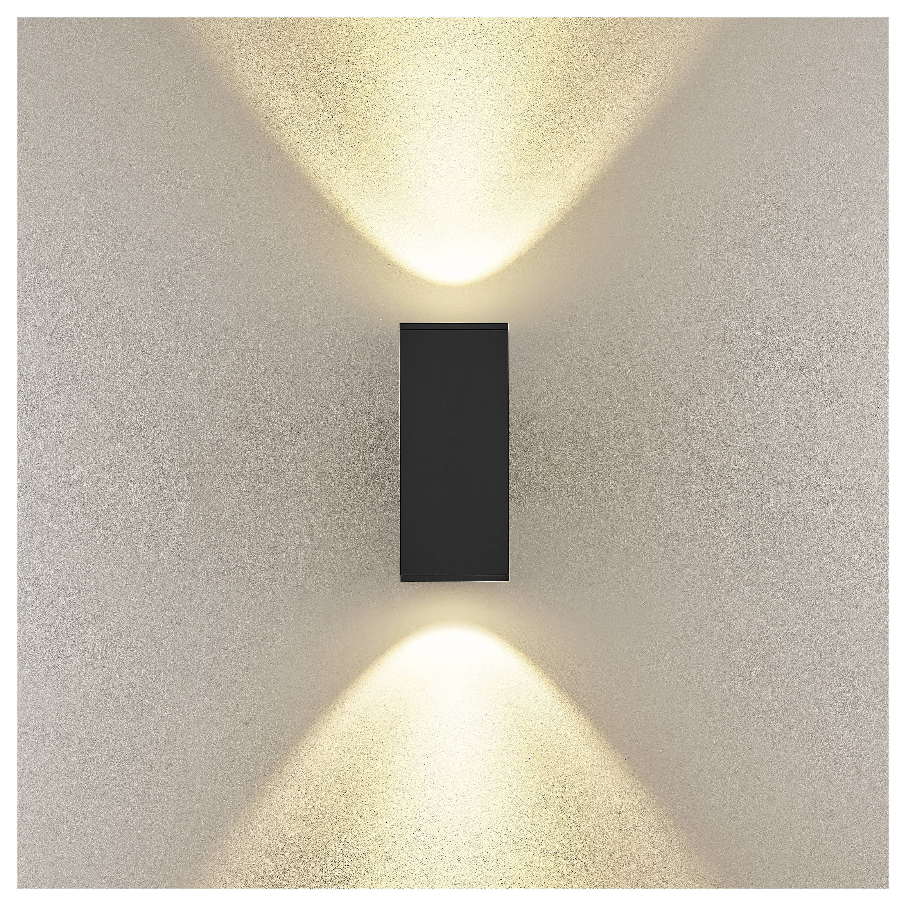 Deko Light ShoreLine Pro Square Up+Down 731191 Wandaufbauleuchte 55W LED Graphitgrau (RAL 7024)