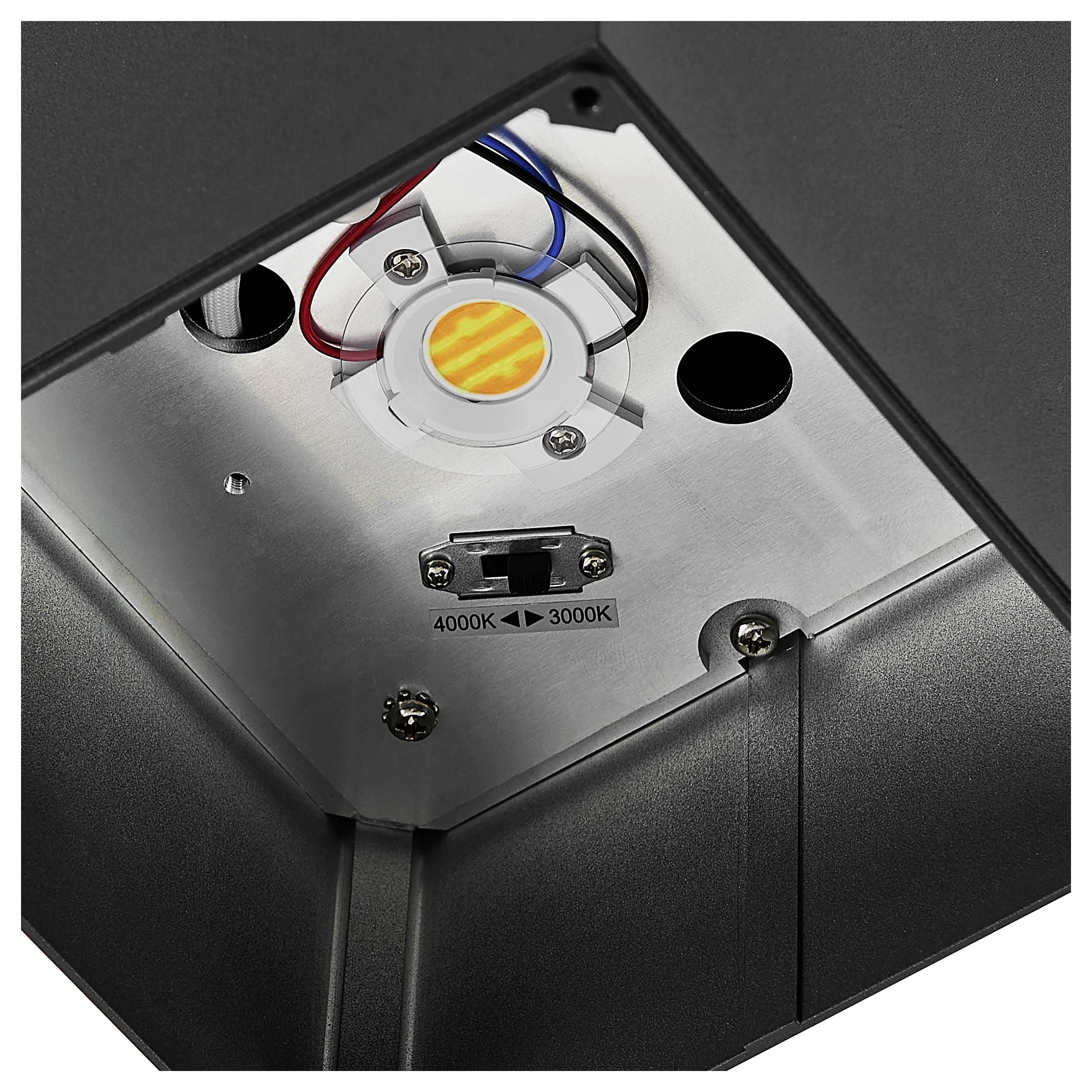 Deko Light ShoreLine Pro Square Up+Down 731191 Wandaufbauleuchte 55W LED Graphitgrau (RAL 7024)