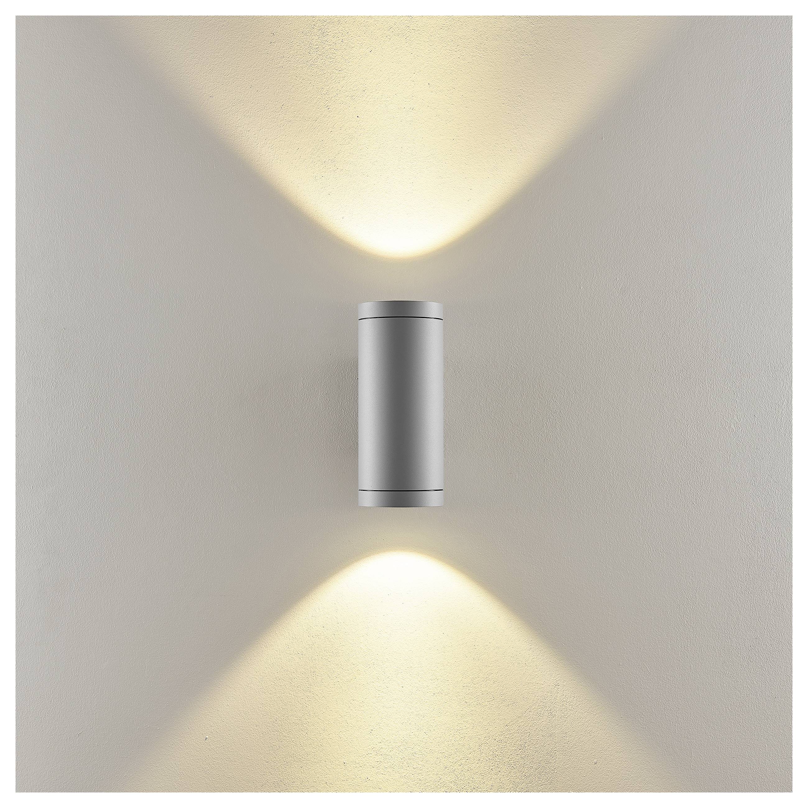 Deko Light ShoreLine Pro Round Up+Down 731193 Wandaufbauleuchte 20W LED Verkehrsgrau (RAL 7042)